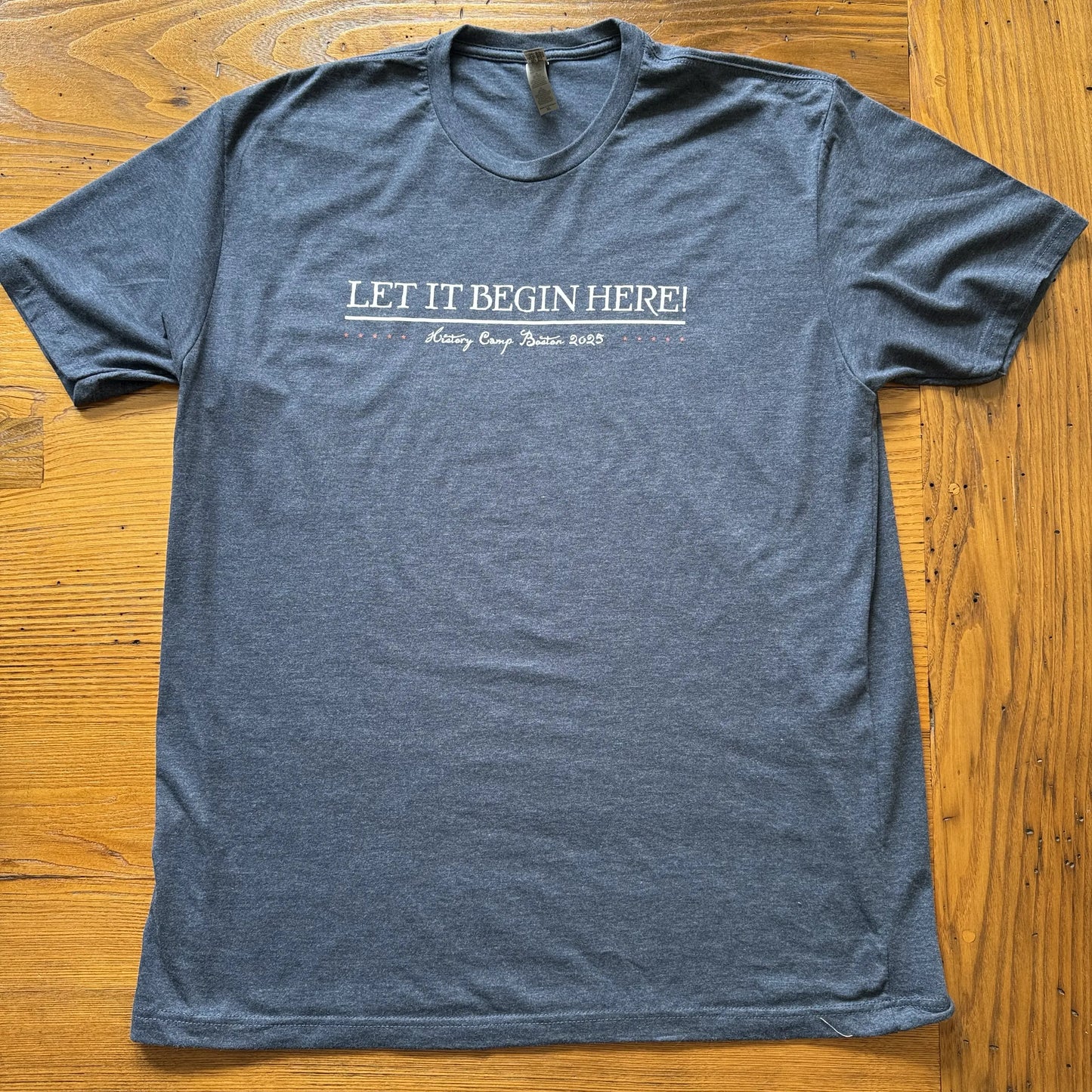 History Camp Boston 2025 T-shirt — Limited sizes — Will not be reprinted