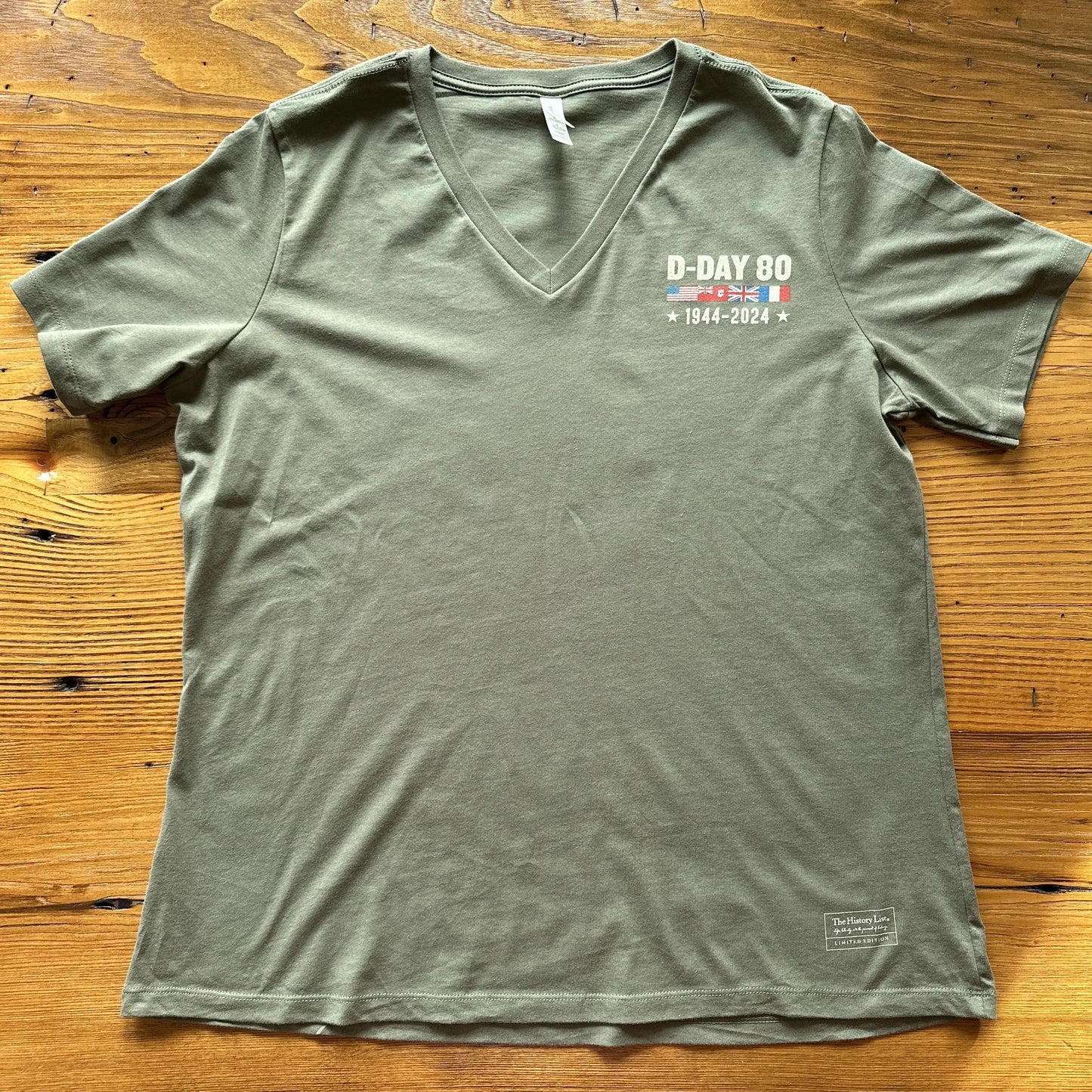 D-Day 80th Anniversary Women's v-neck shirt