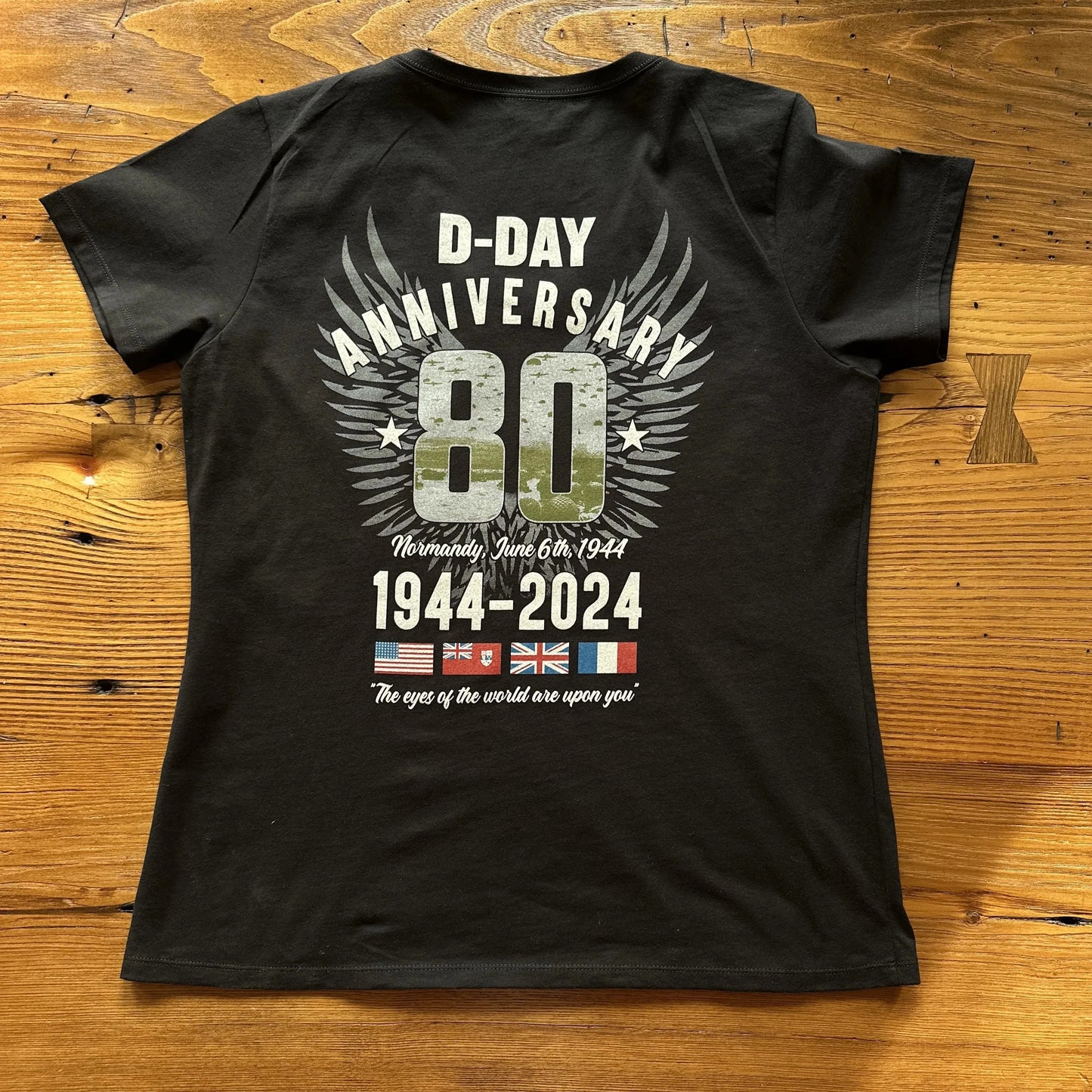 D-Day 80th Anniversary Women's v-neck shirt
