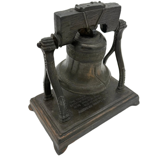 1926 Sesqui-Centennial International Exposition brass Liberty Bell bank