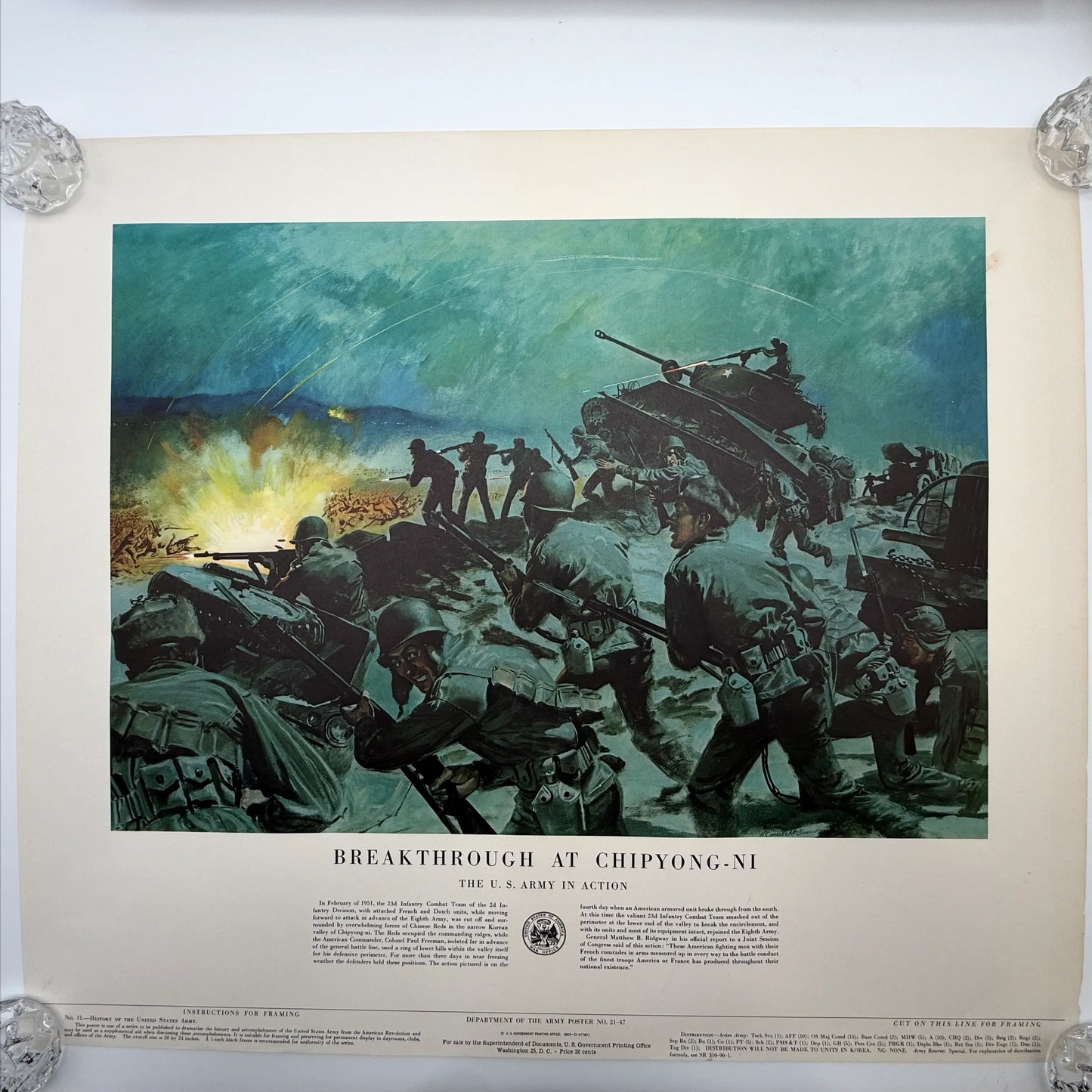 "U.S. Army in Action" Prints