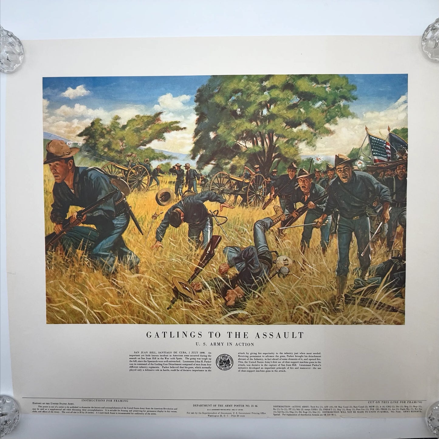 "U.S. Army in Action" Prints
