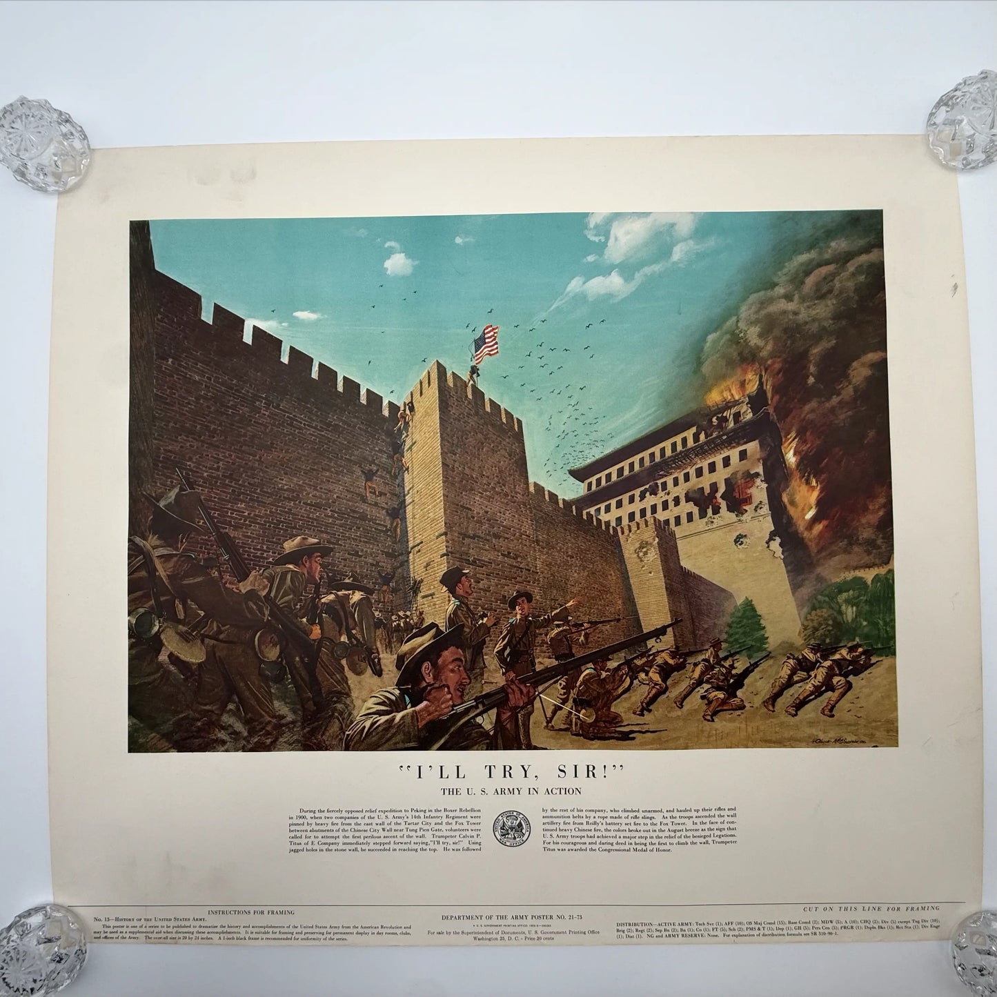 "U.S. Army in Action" Prints