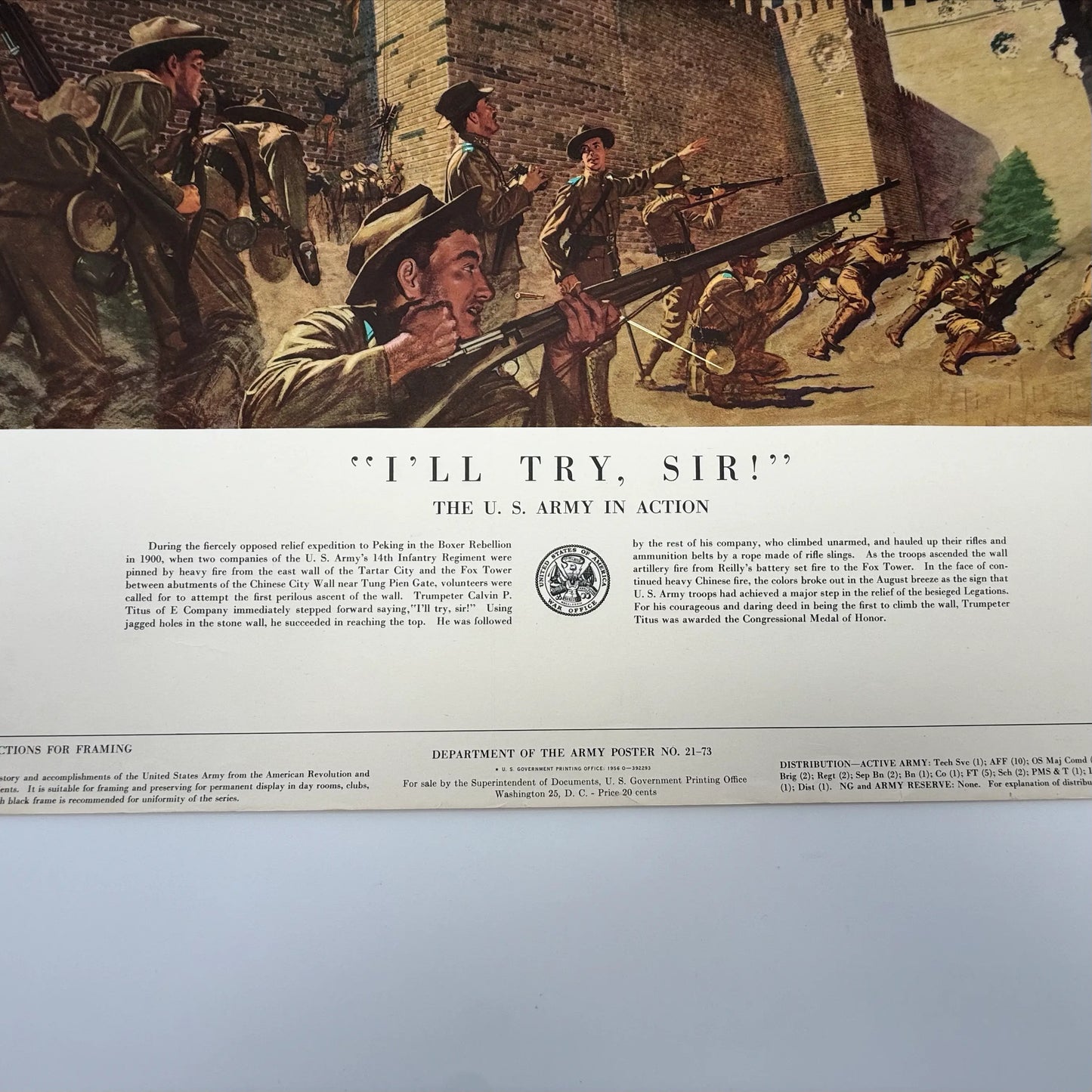 "U.S. Army in Action" Prints