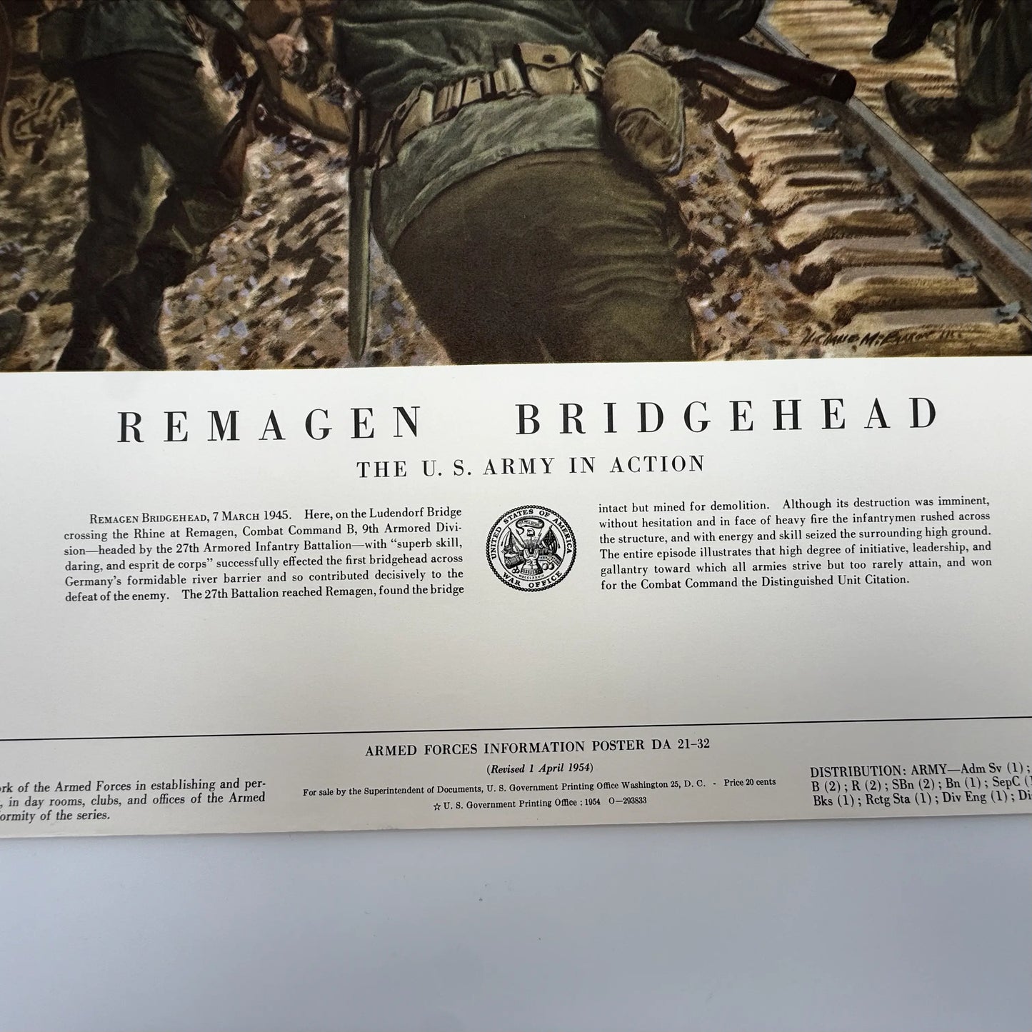 "U.S. Army in Action" Prints
