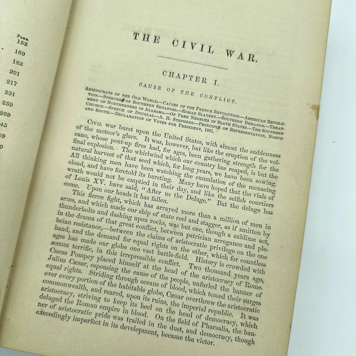 "The History of the Civil War in America" — First Edition — Volumes I (1863) and II (1866)