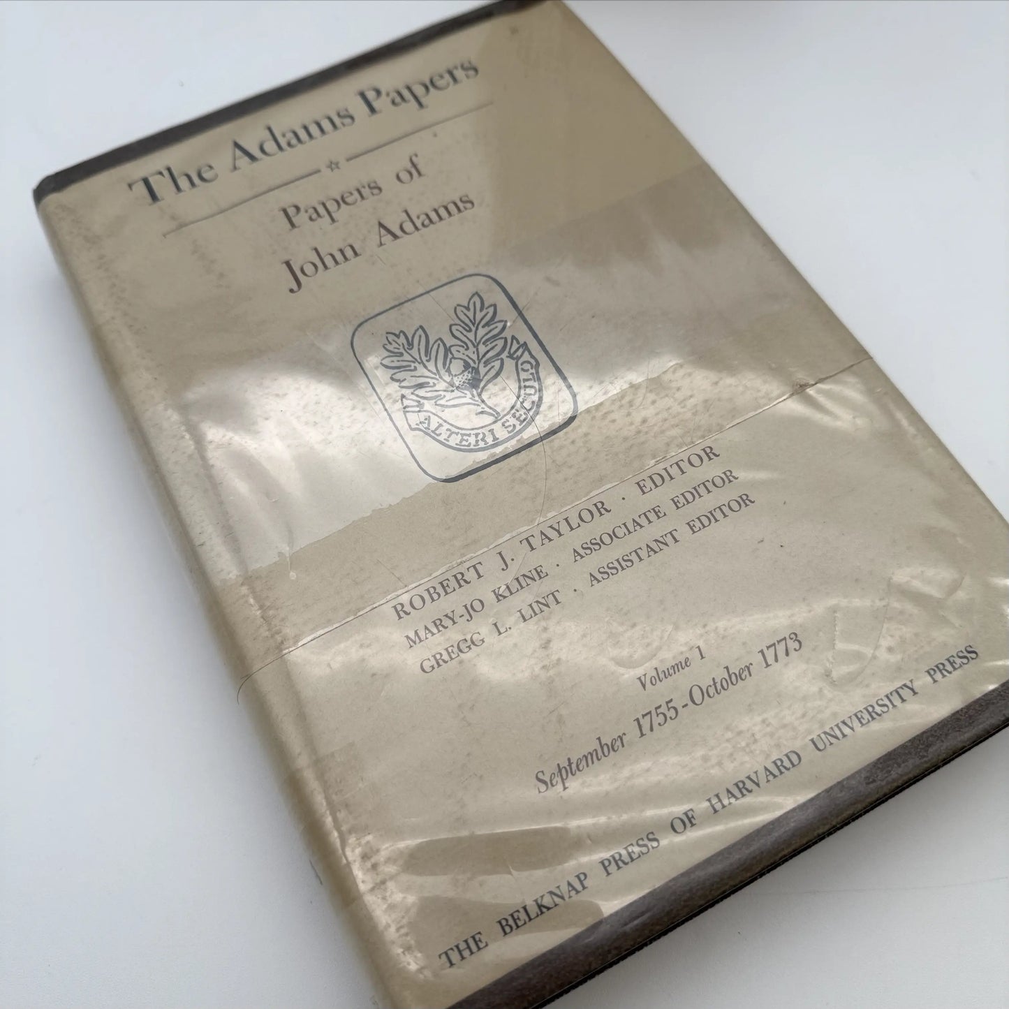 "The Adams Papers" — The Earliest Diary of John Adams — From June 1753 to August 1777 — Five volumes
