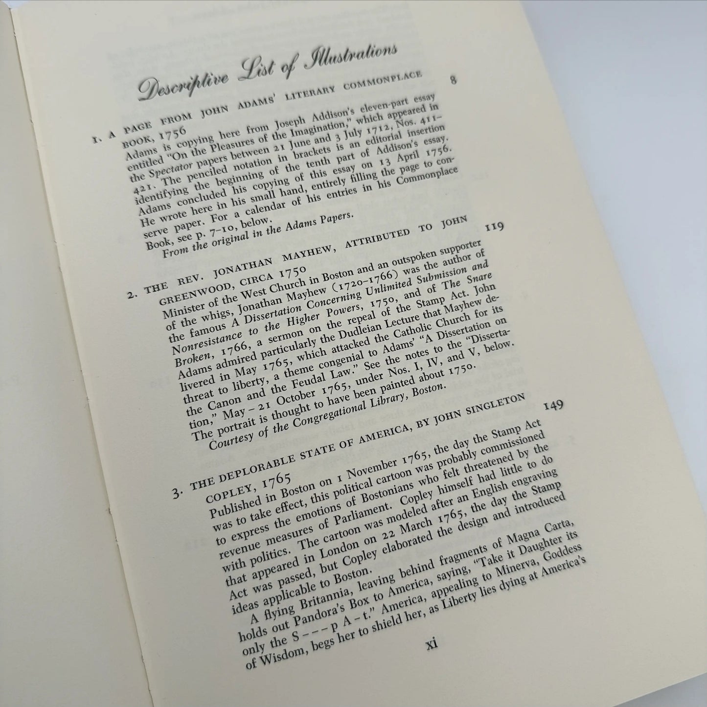 "The Adams Papers" — The Earliest Diary of John Adams — From June 1753 to August 1777 — Five volumes