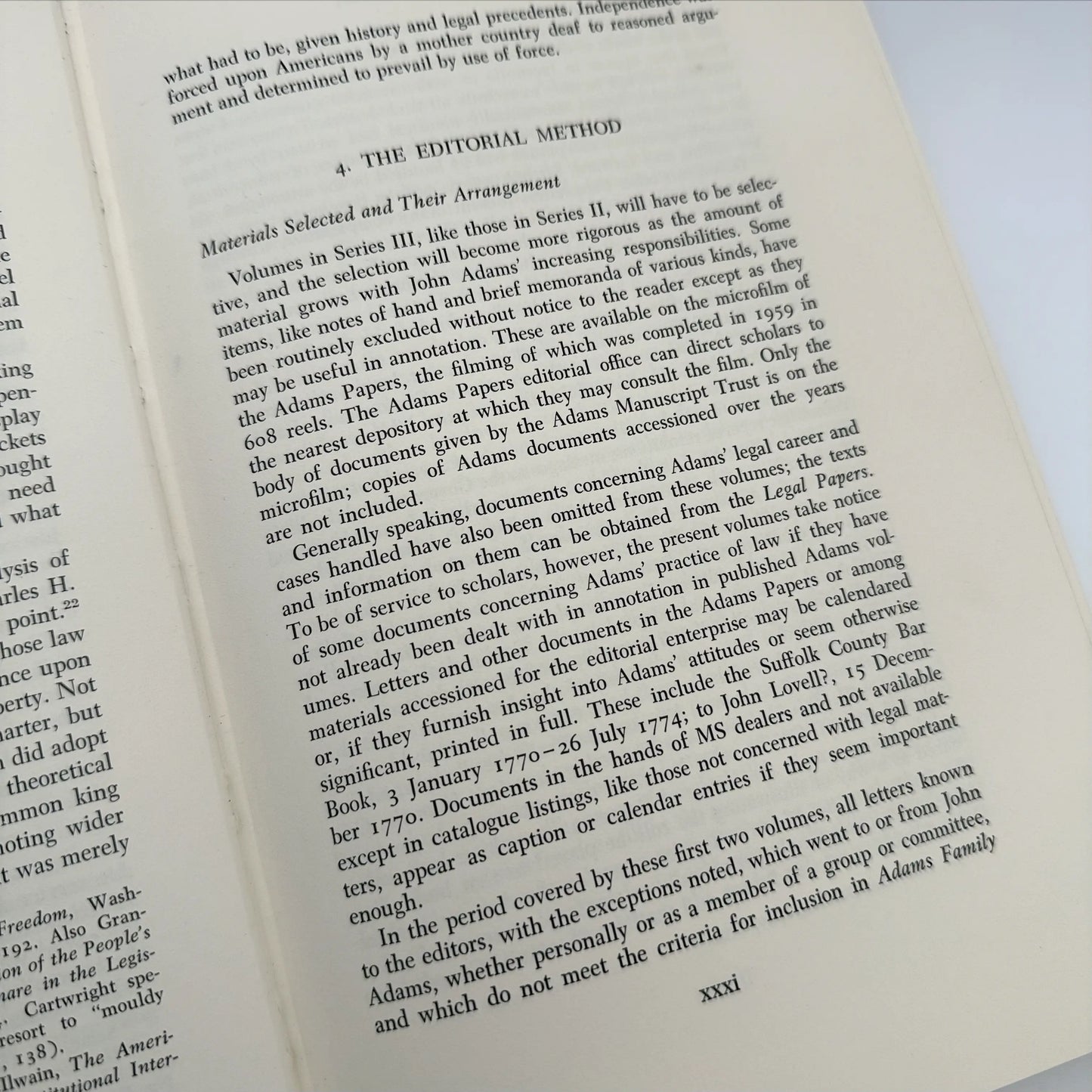 "The Adams Papers" — The Earliest Diary of John Adams — From June 1753 to August 1777 — Five volumes