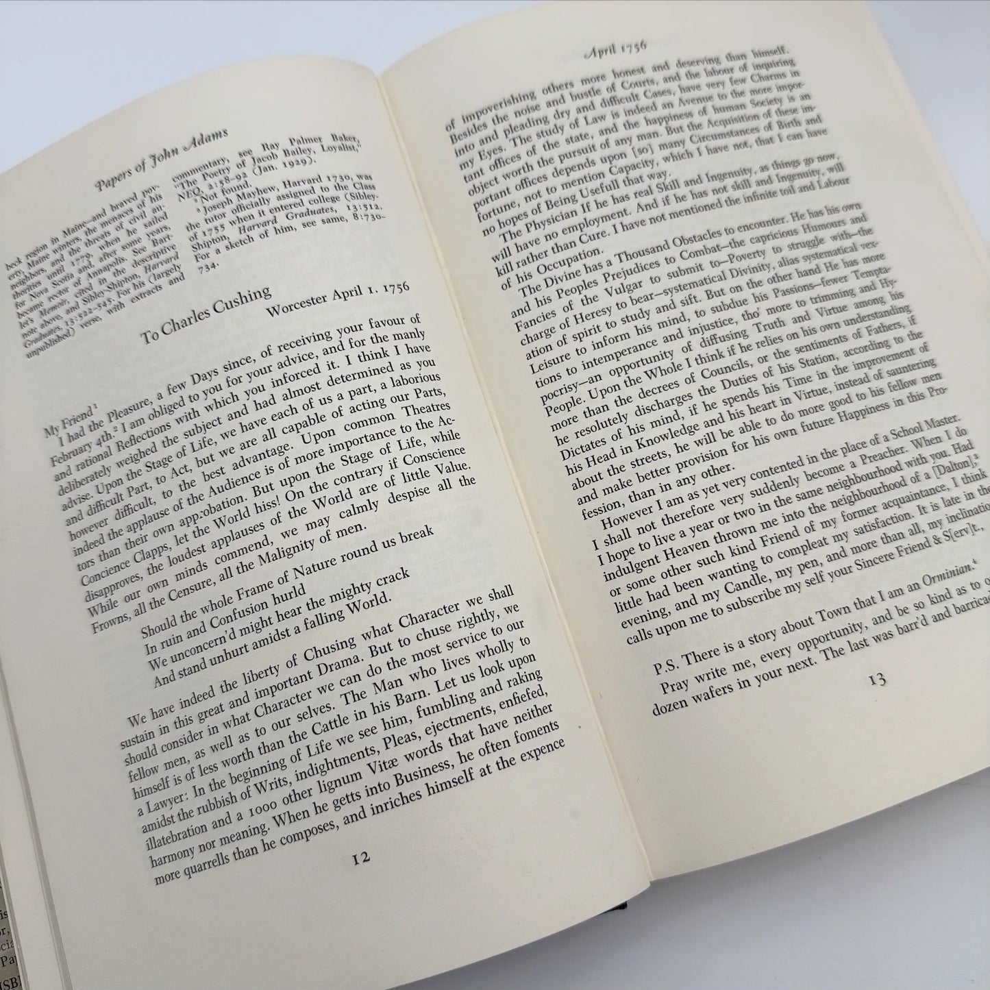 "The Adams Papers" — The Earliest Diary of John Adams — From June 1753 to August 1777 — Five volumes