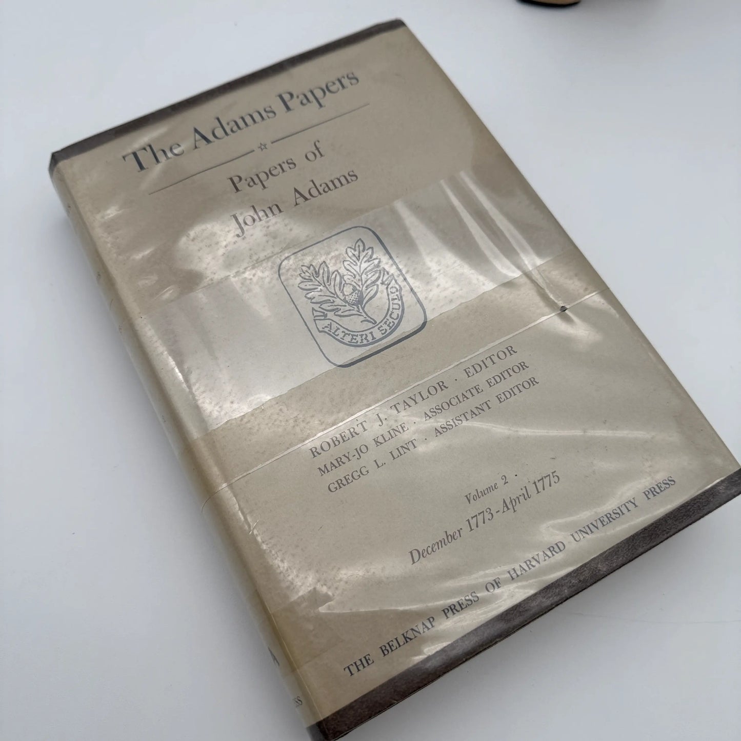 "The Adams Papers" — The Earliest Diary of John Adams — From June 1753 to August 1777 — Five volumes