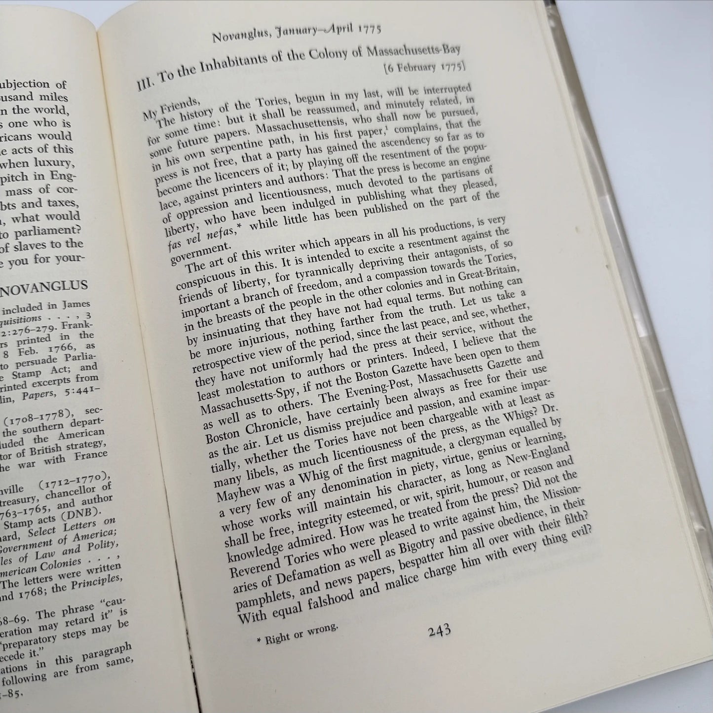 "The Adams Papers" — The Earliest Diary of John Adams — From June 1753 to August 1777 — Five volumes