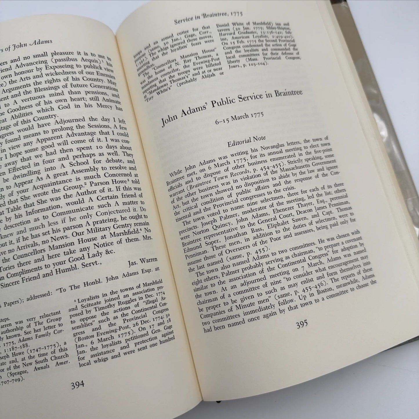 "The Adams Papers" — The Earliest Diary of John Adams — From June 1753 to August 1777 — Five volumes