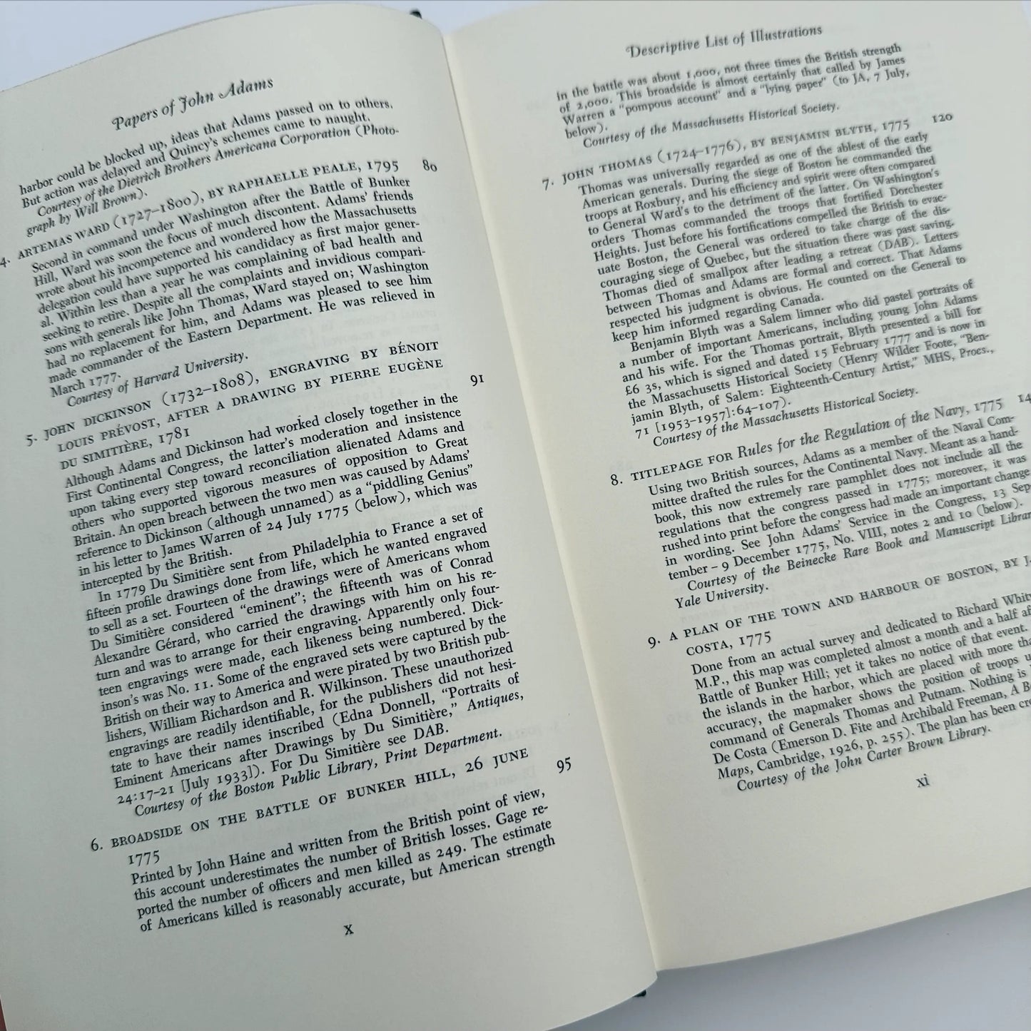 "The Adams Papers" — The Earliest Diary of John Adams — From June 1753 to August 1777 — Five volumes