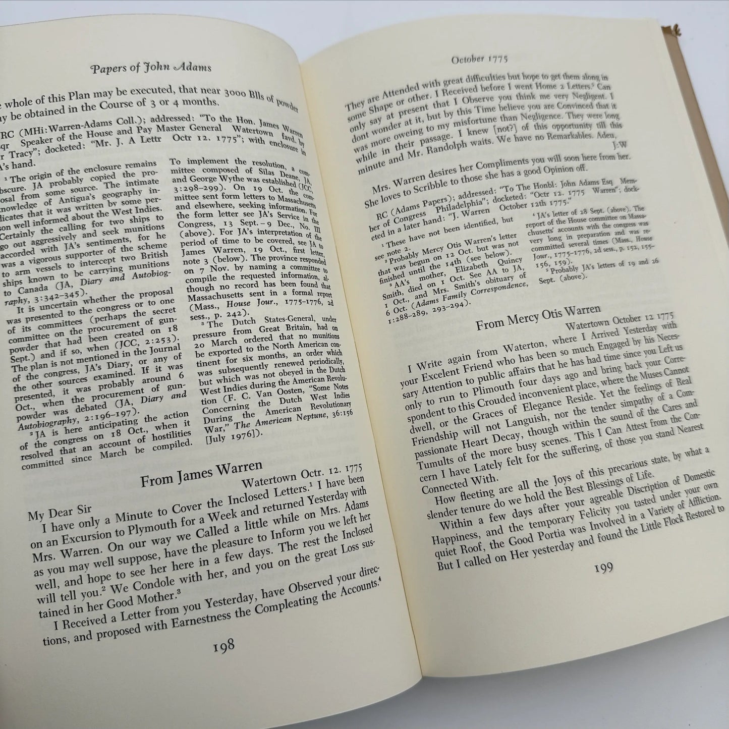 "The Adams Papers" — The Earliest Diary of John Adams — From June 1753 to August 1777 — Five volumes