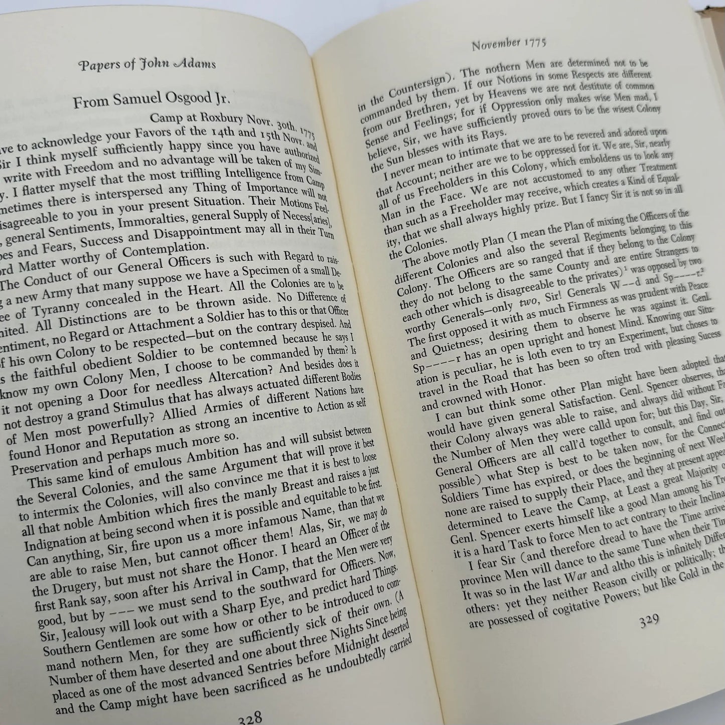 "The Adams Papers" — The Earliest Diary of John Adams — From June 1753 to August 1777 — Five volumes
