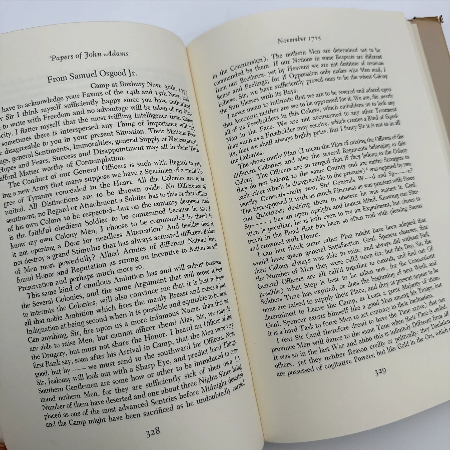 "The Adams Papers" — The Earliest Diary of John Adams — From June 1753 to August 1777 — Five volumes