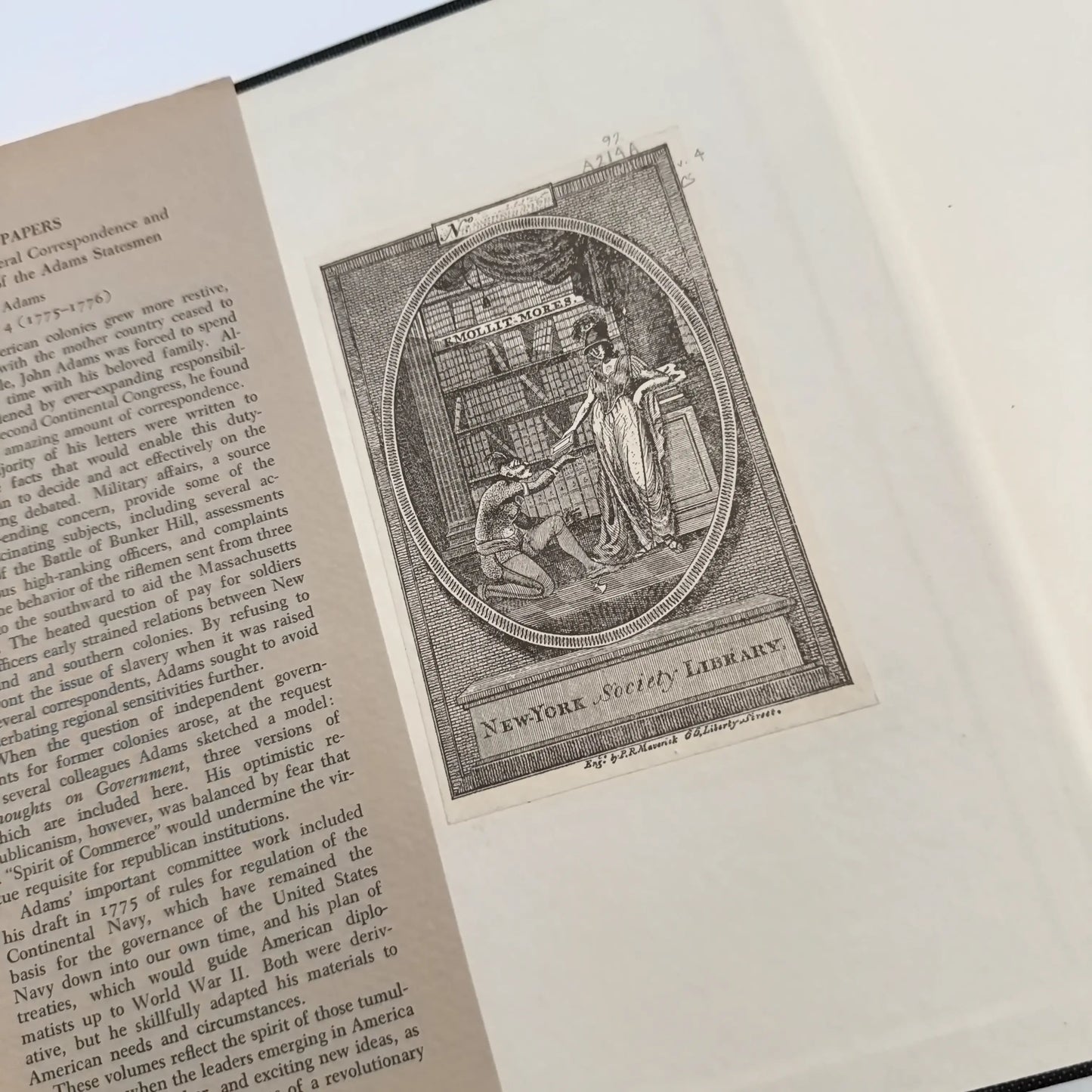 "The Adams Papers" — The Earliest Diary of John Adams — From June 1753 to August 1777 — Five volumes