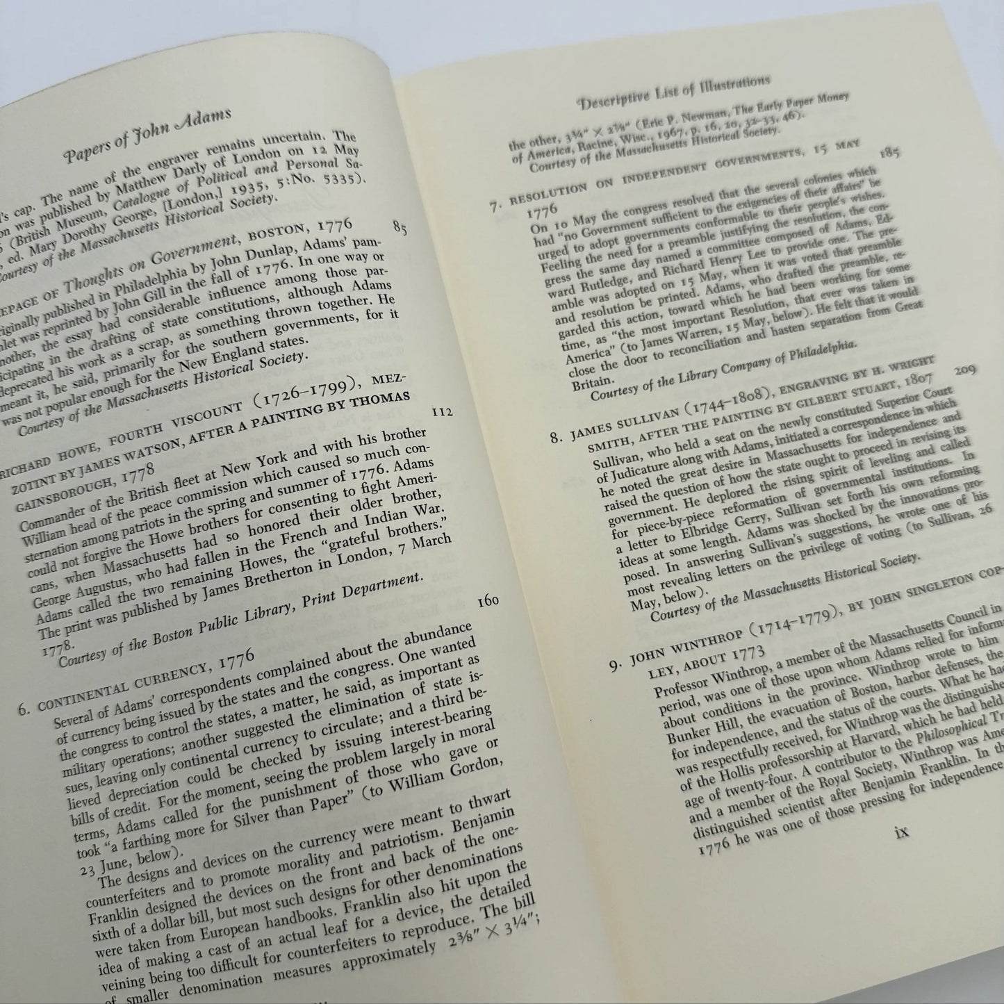 "The Adams Papers" — The Earliest Diary of John Adams — From June 1753 to August 1777 — Five volumes
