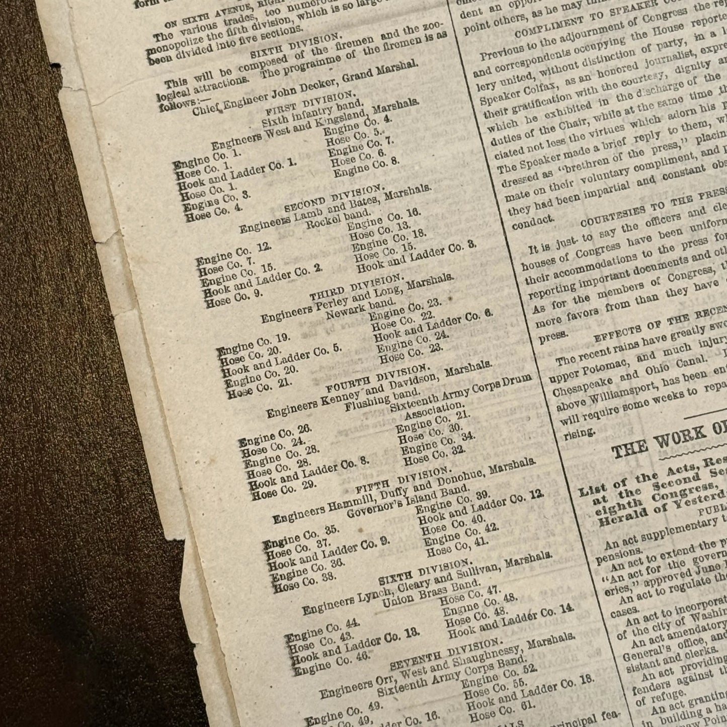 The New York Herald reporting capture of Rebel General Early — March 6, 1866