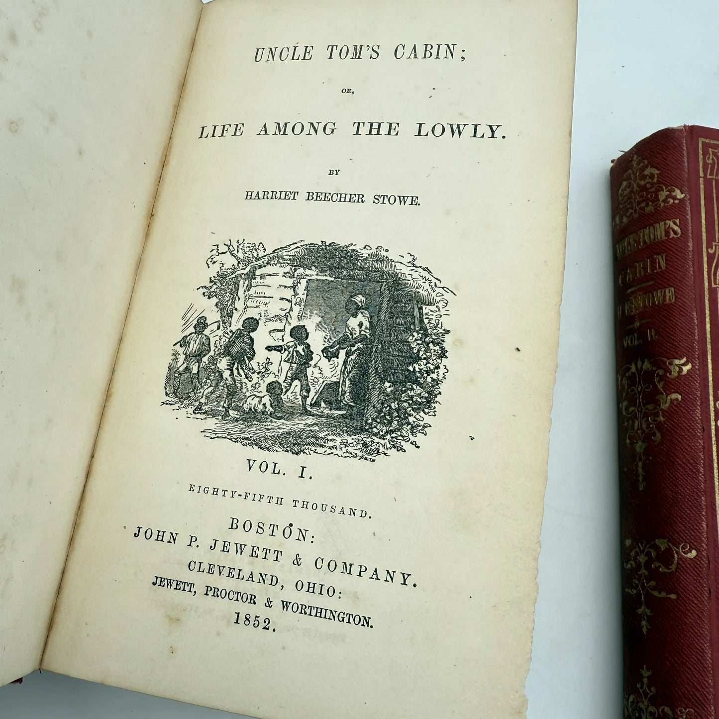 Uncle Tom's Cabin by Harriet Beecher Stowe — First edition — 1852
