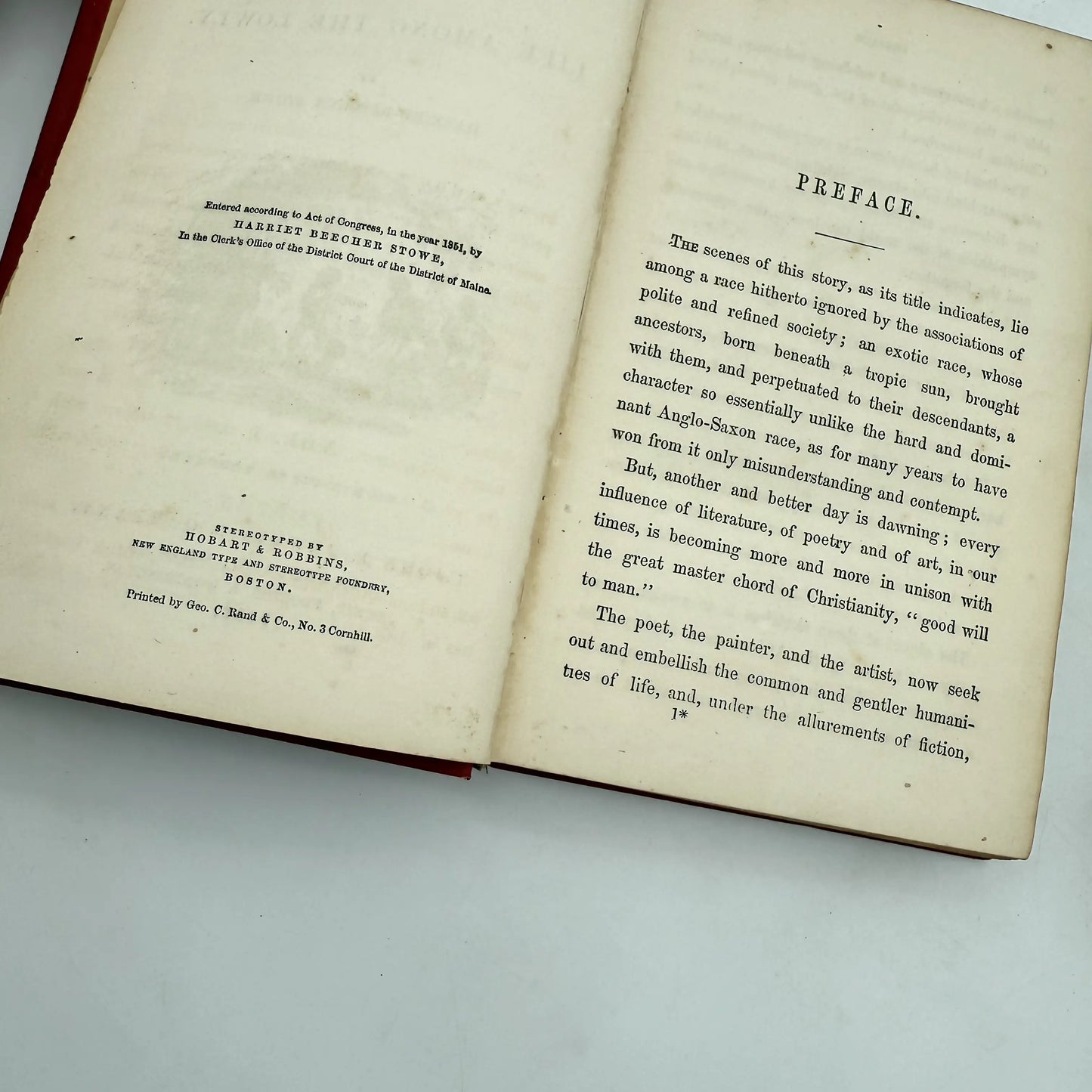 Uncle Tom's Cabin by Harriet Beecher Stowe — First edition — 1852