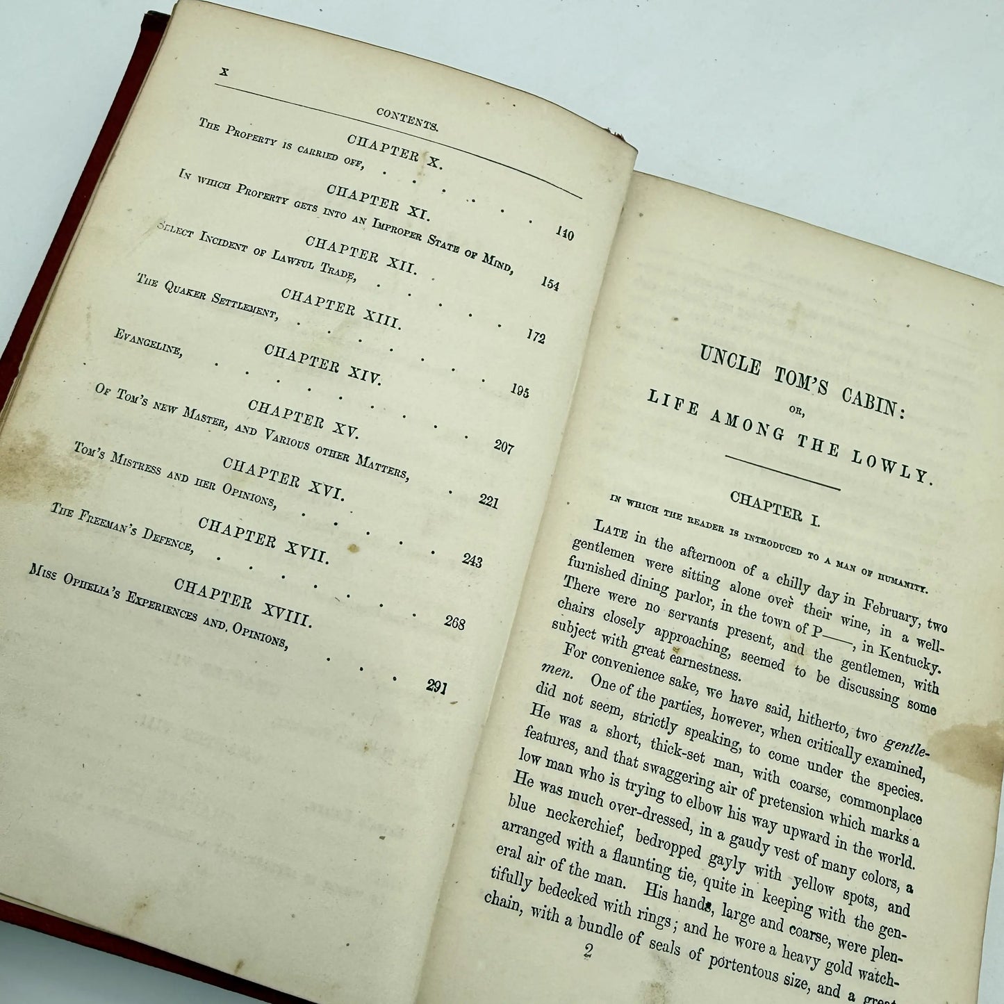 Uncle Tom's Cabin by Harriet Beecher Stowe — First edition — 1852