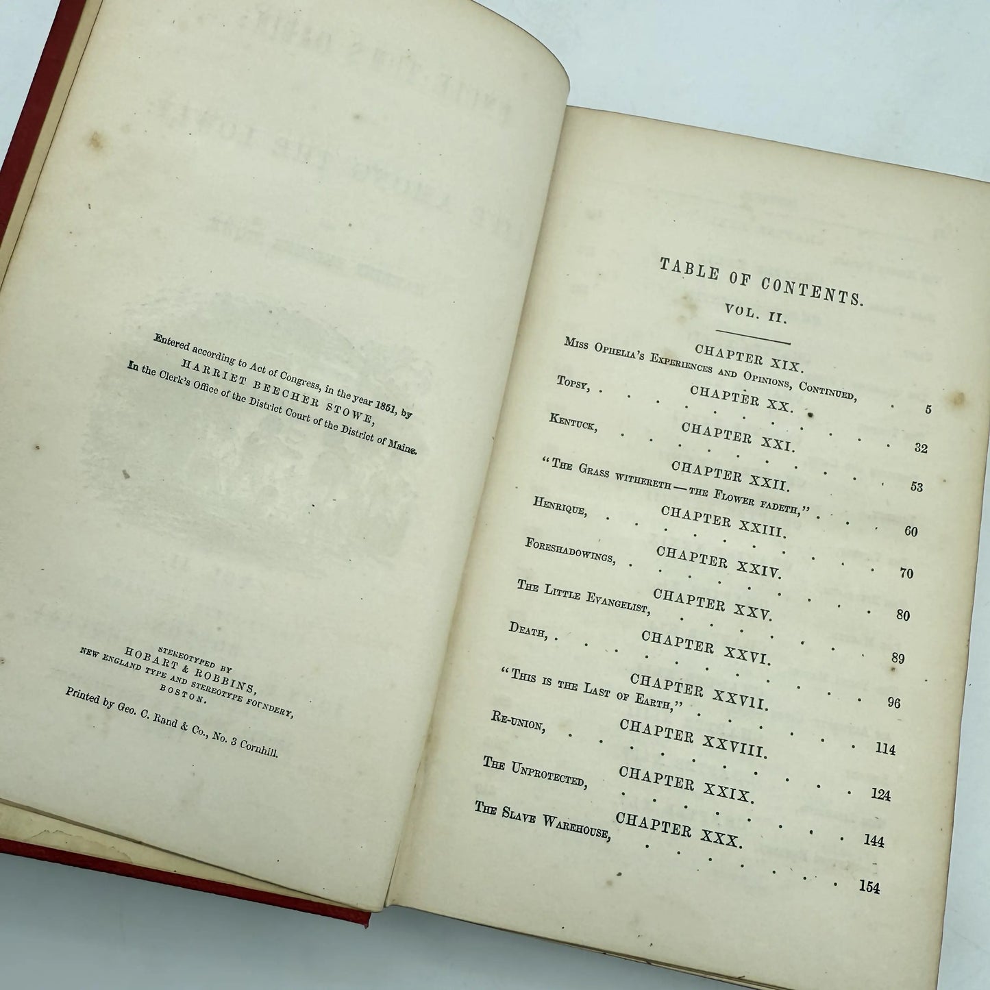 Uncle Tom's Cabin by Harriet Beecher Stowe — First edition — 1852