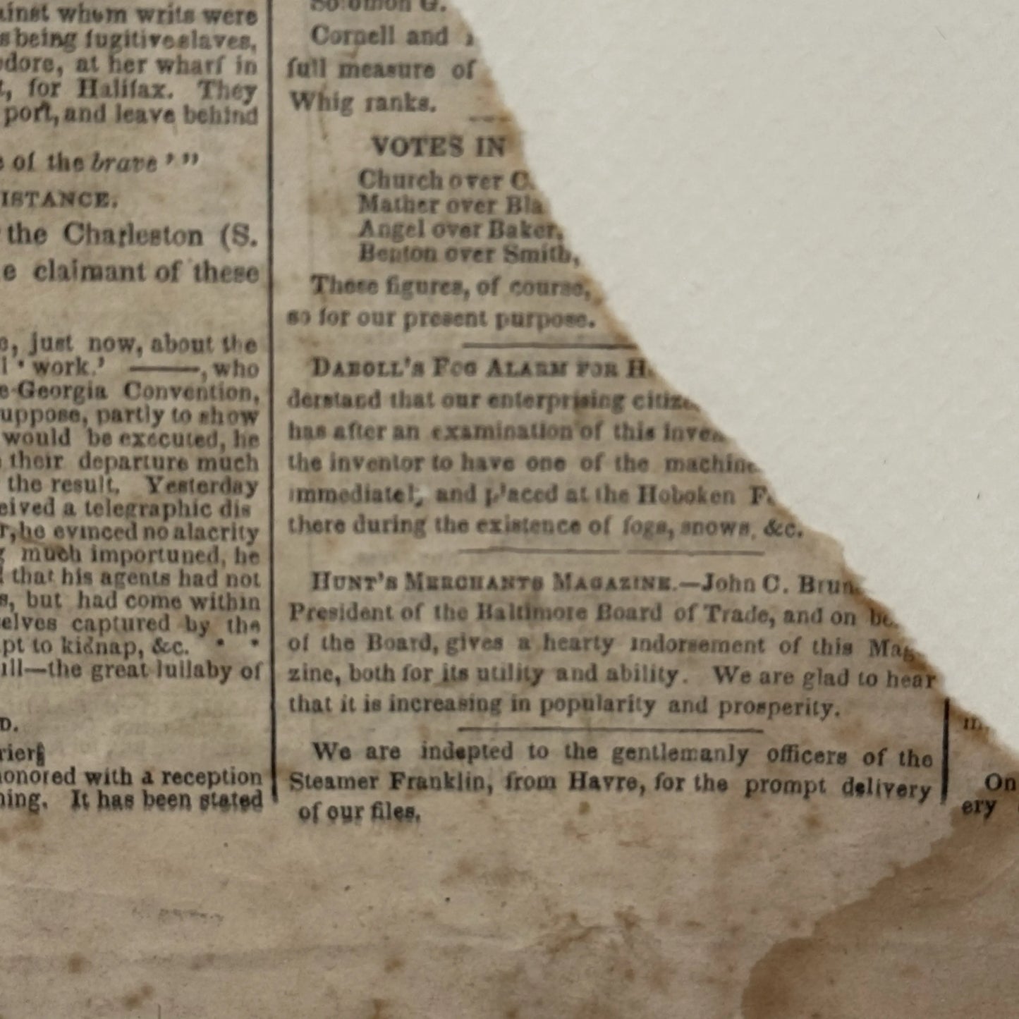 William and Ellen Craft and the Fugitive Slave Act — October (?) 1850 newspaper