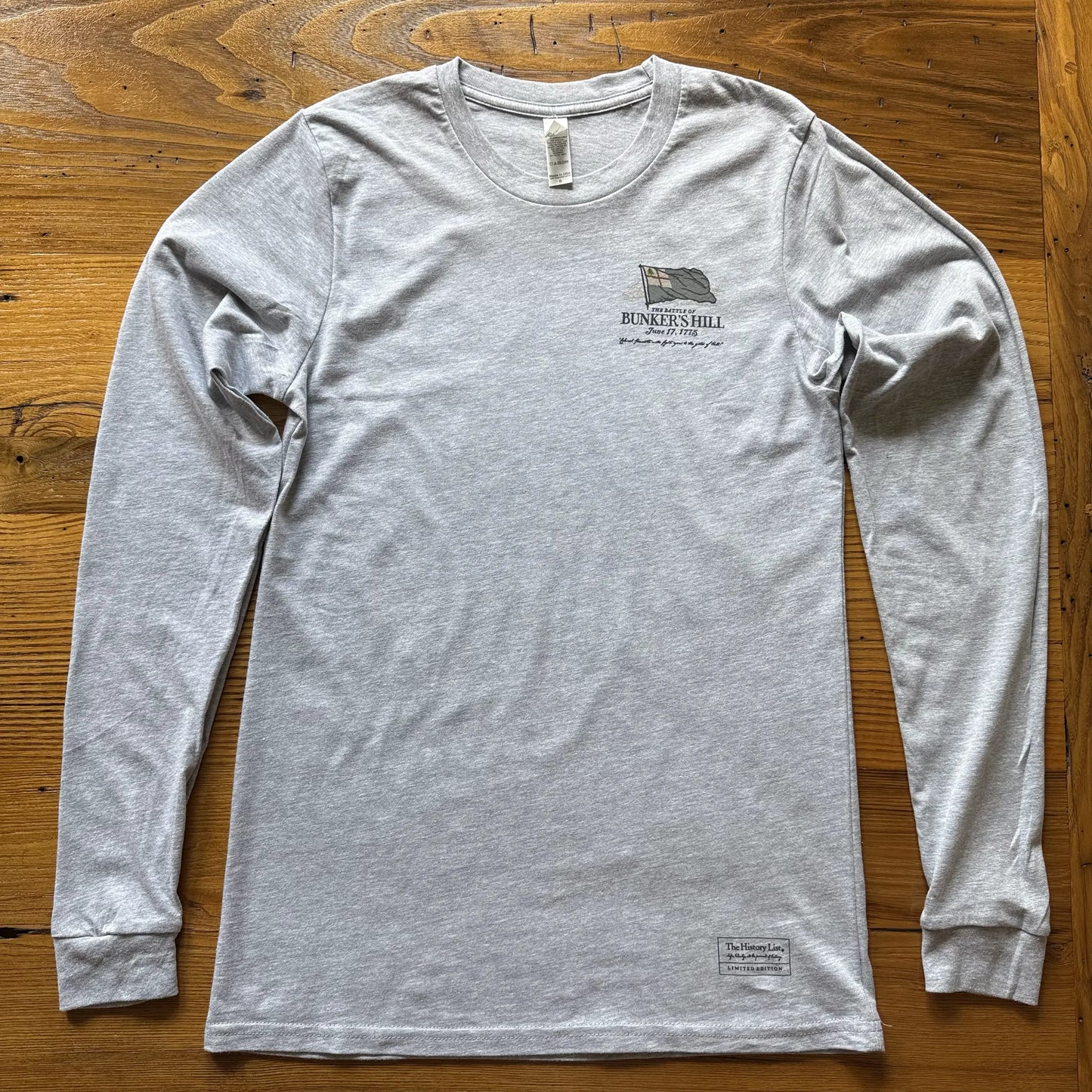 "The Battle of Bunker's Hill" Made in America Long-sleeved Shirt