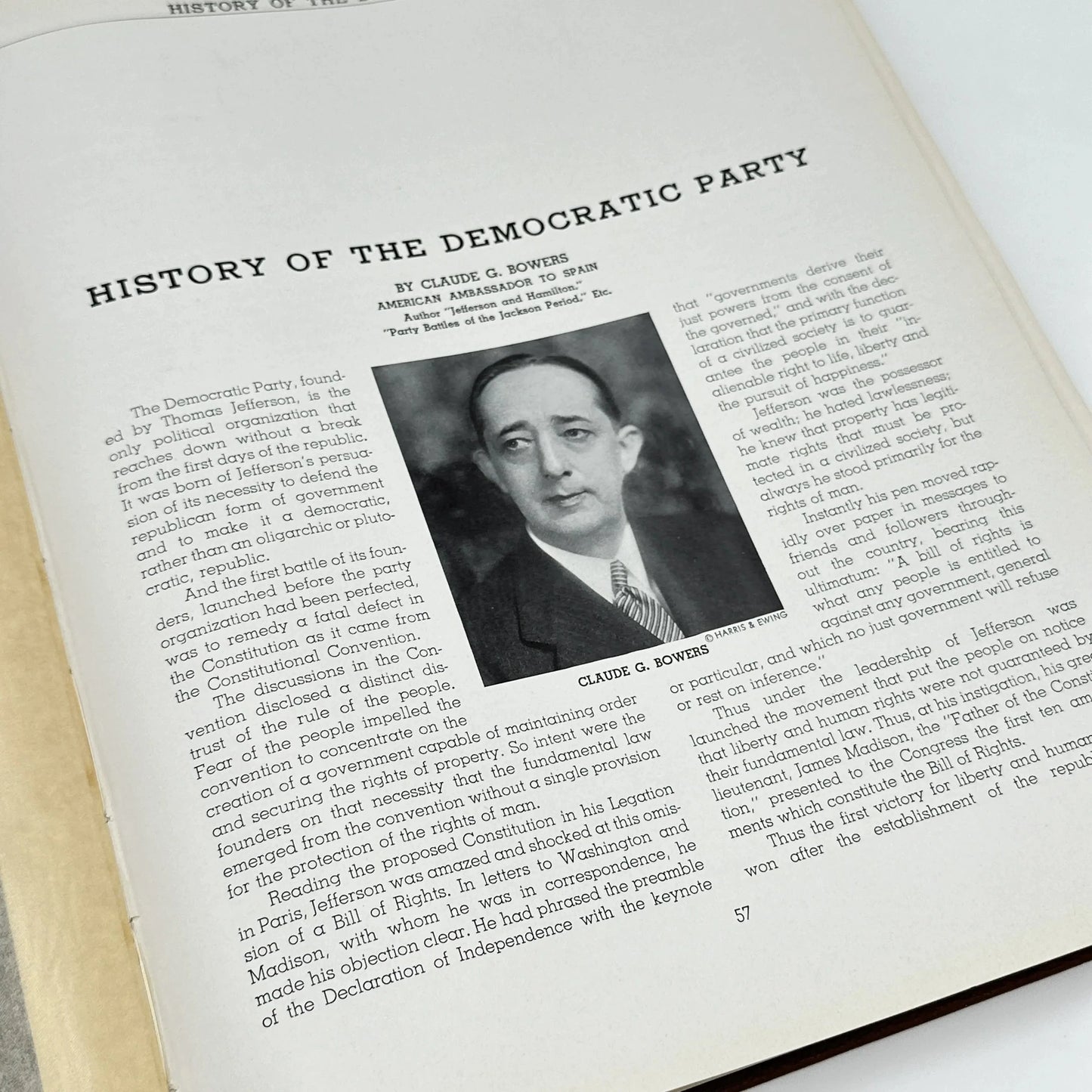 1936 The Democratic Book — Limited first edition signed by Franklin Roosevelt