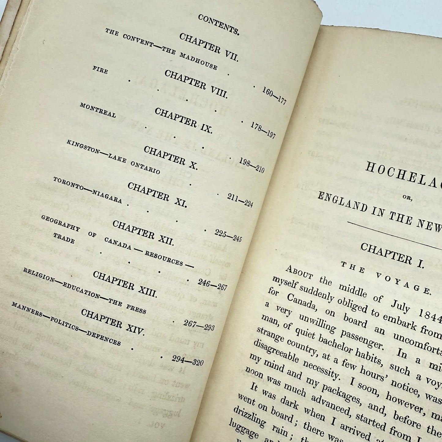 "Hochelaga; Or, England in the New World" — Two Volumes