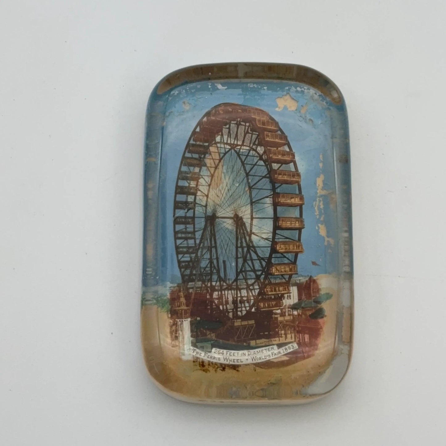 1893 World’s Fair Columbian Exposition Paperweights — Ferris Wheel
