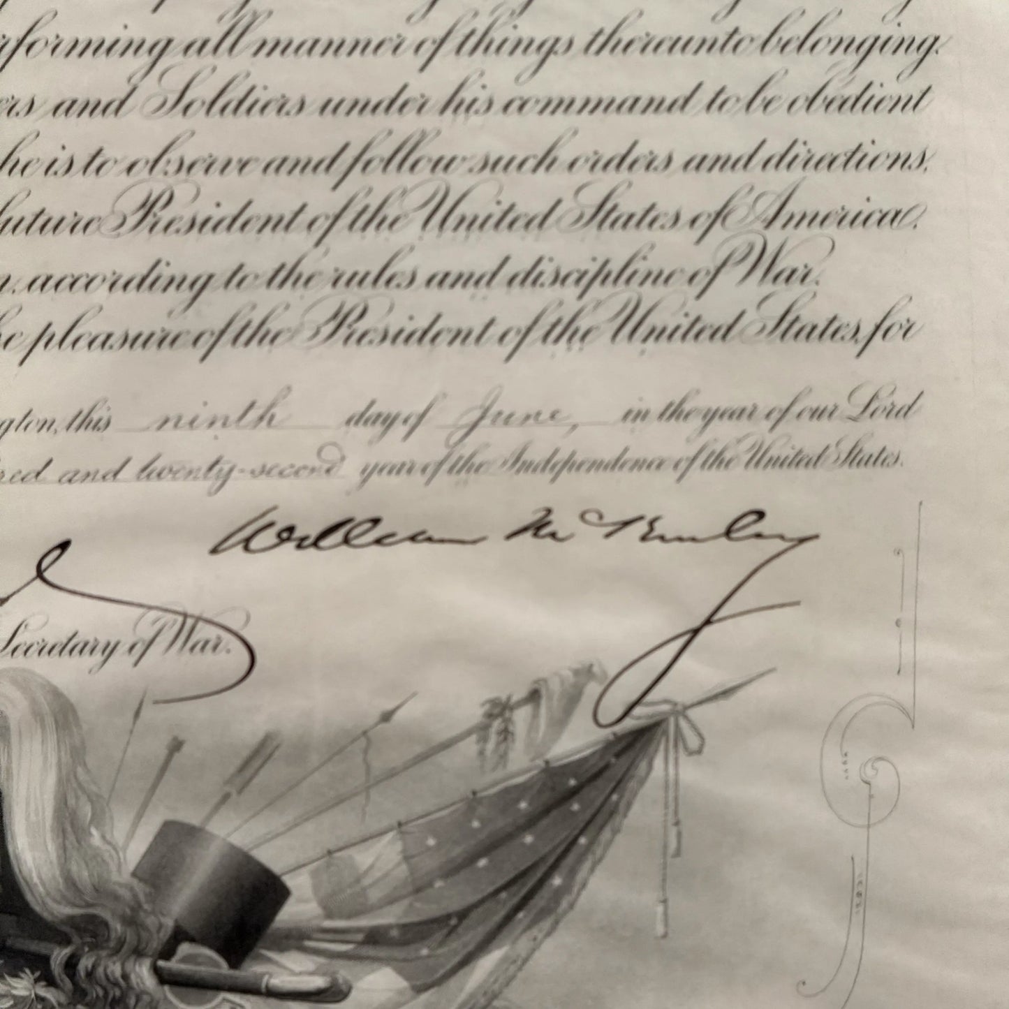 William McKinley Presidential Appointment — Signed June 2, 1898