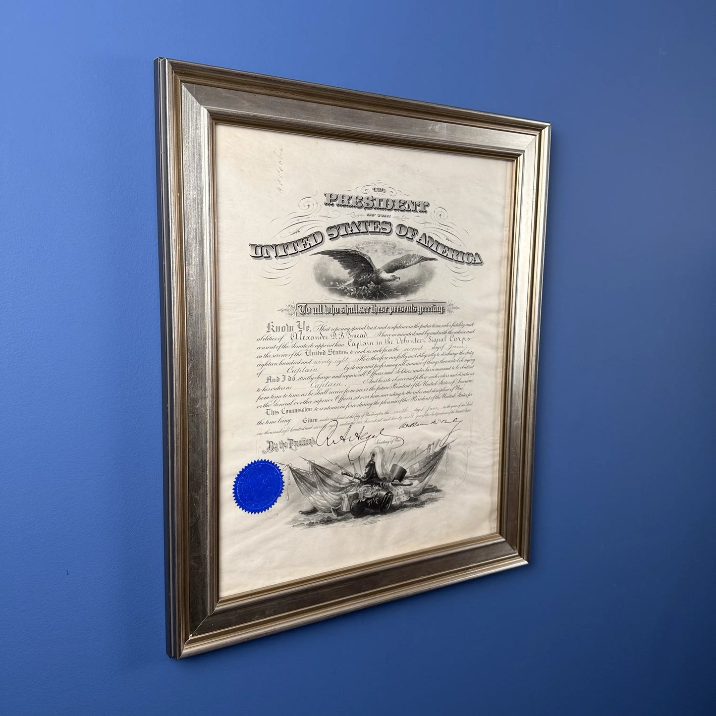 William McKinley Presidential Appointment — Signed June 2, 1898