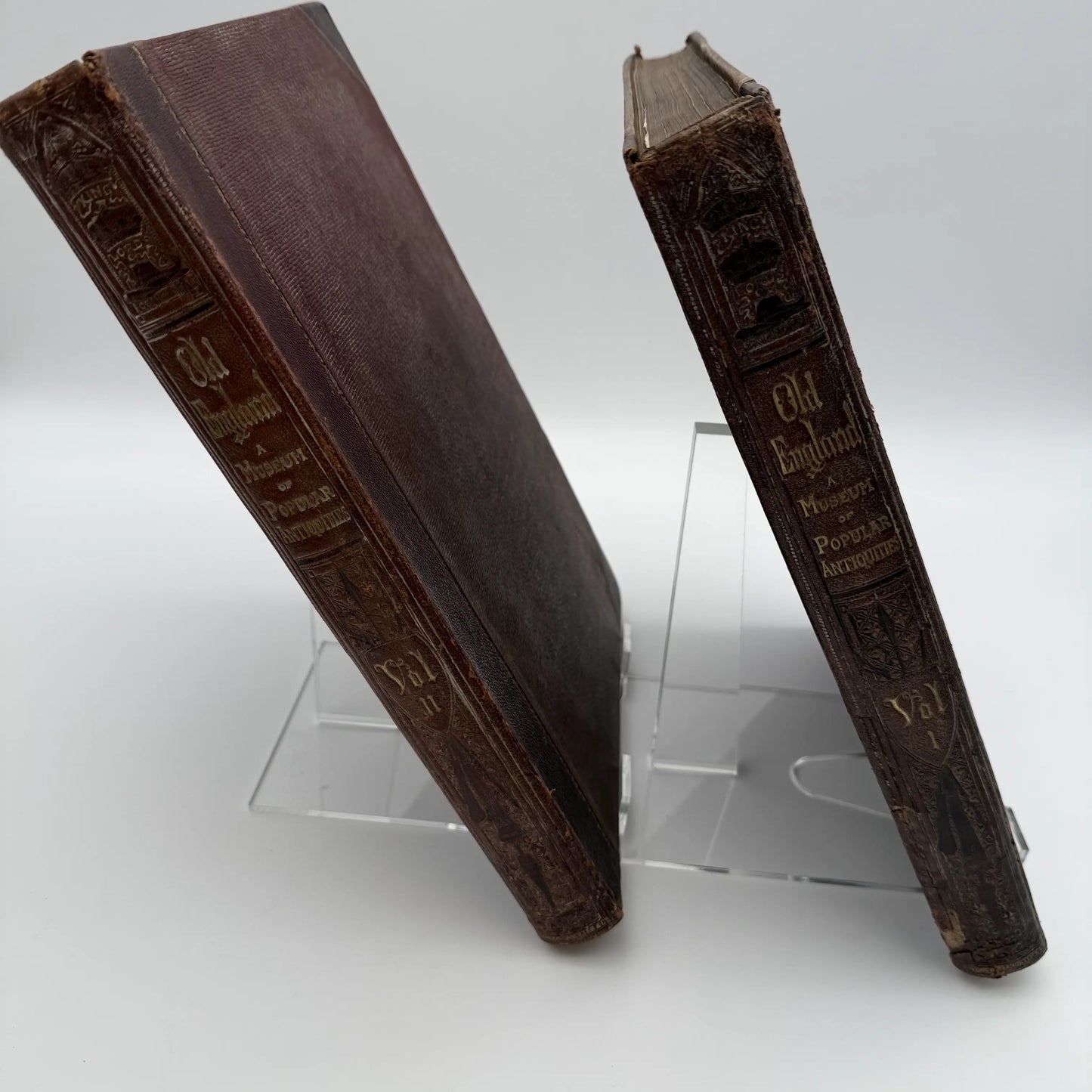 "Old England: A Museum of Popular Antiquities" by Charles Knight — 1860 — Two volume set