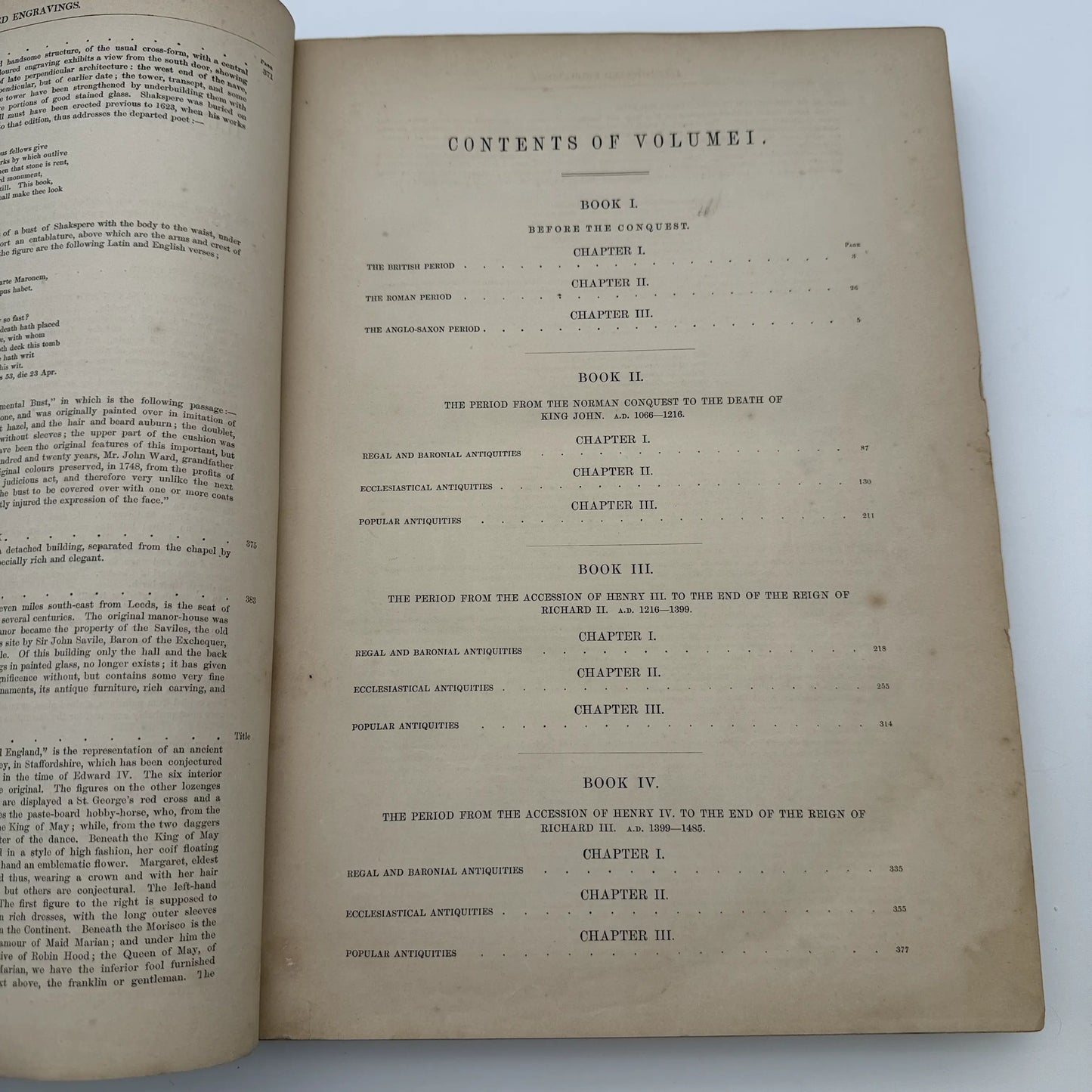"Old England: A Museum of Popular Antiquities" by Charles Knight — 1860 — Two volume set