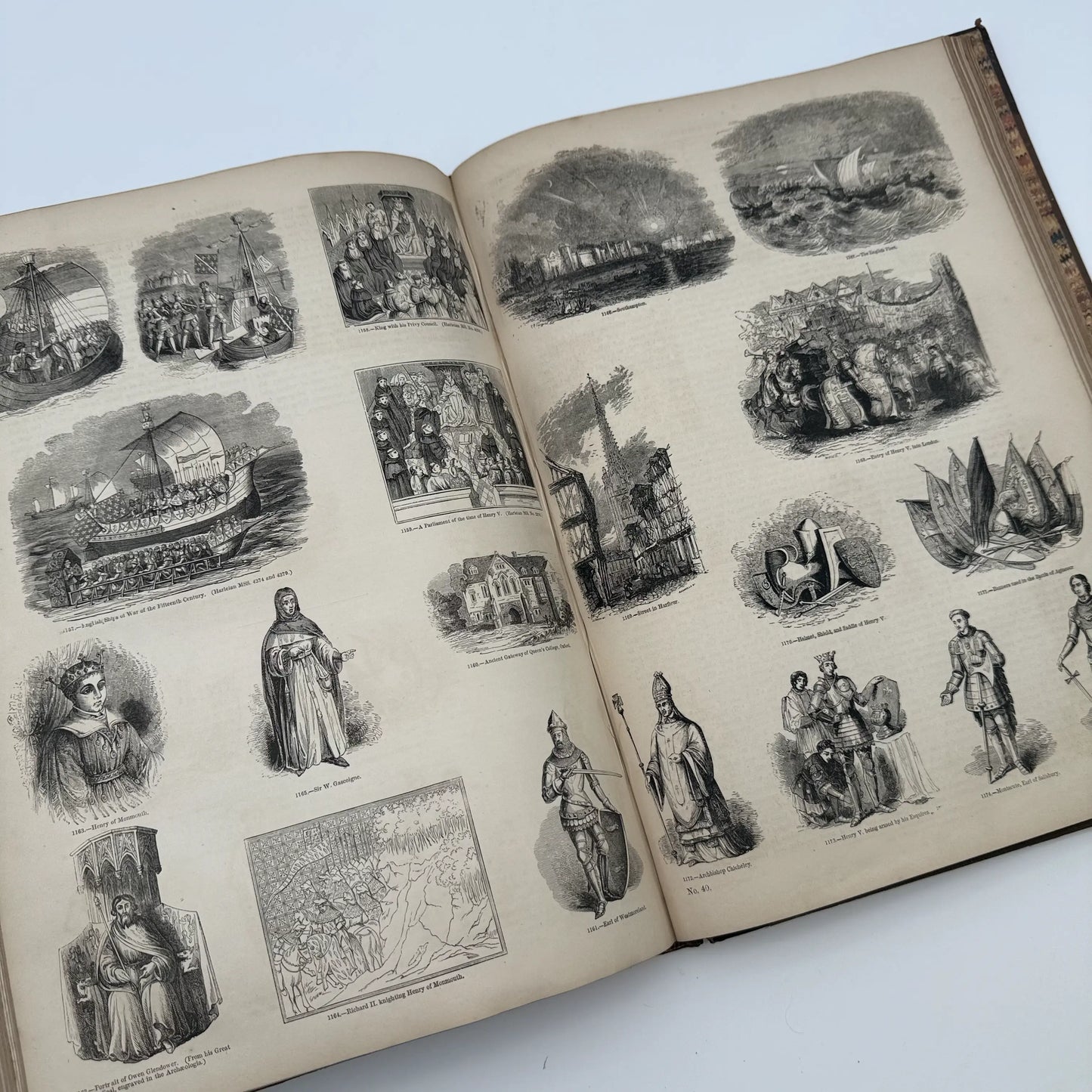"Old England: A Museum of Popular Antiquities" by Charles Knight — 1860 — Two volume set