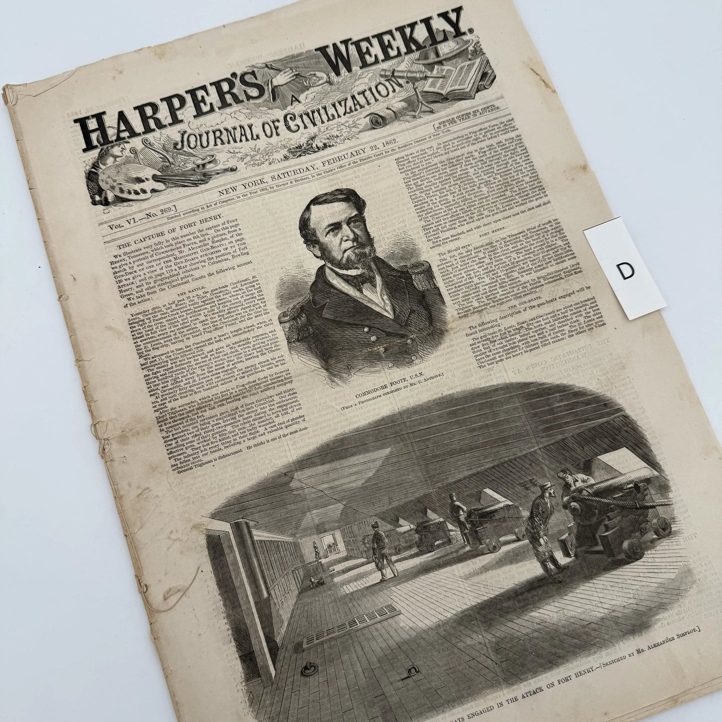 "Gleason's Pictorial Drawing-Room Companion" and "Harper's Weekly, A Journal of Civilization" — 1853 - 1867