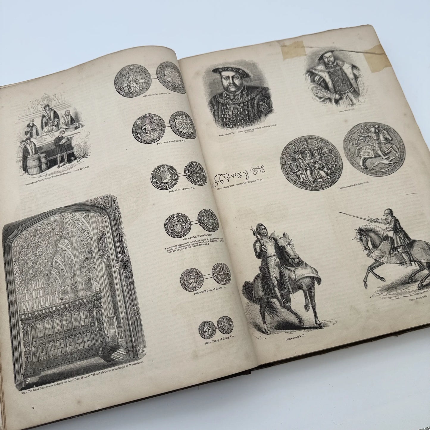 "Old England: A Museum of Popular Antiquities" by Charles Knight — 1860 — Two volume set