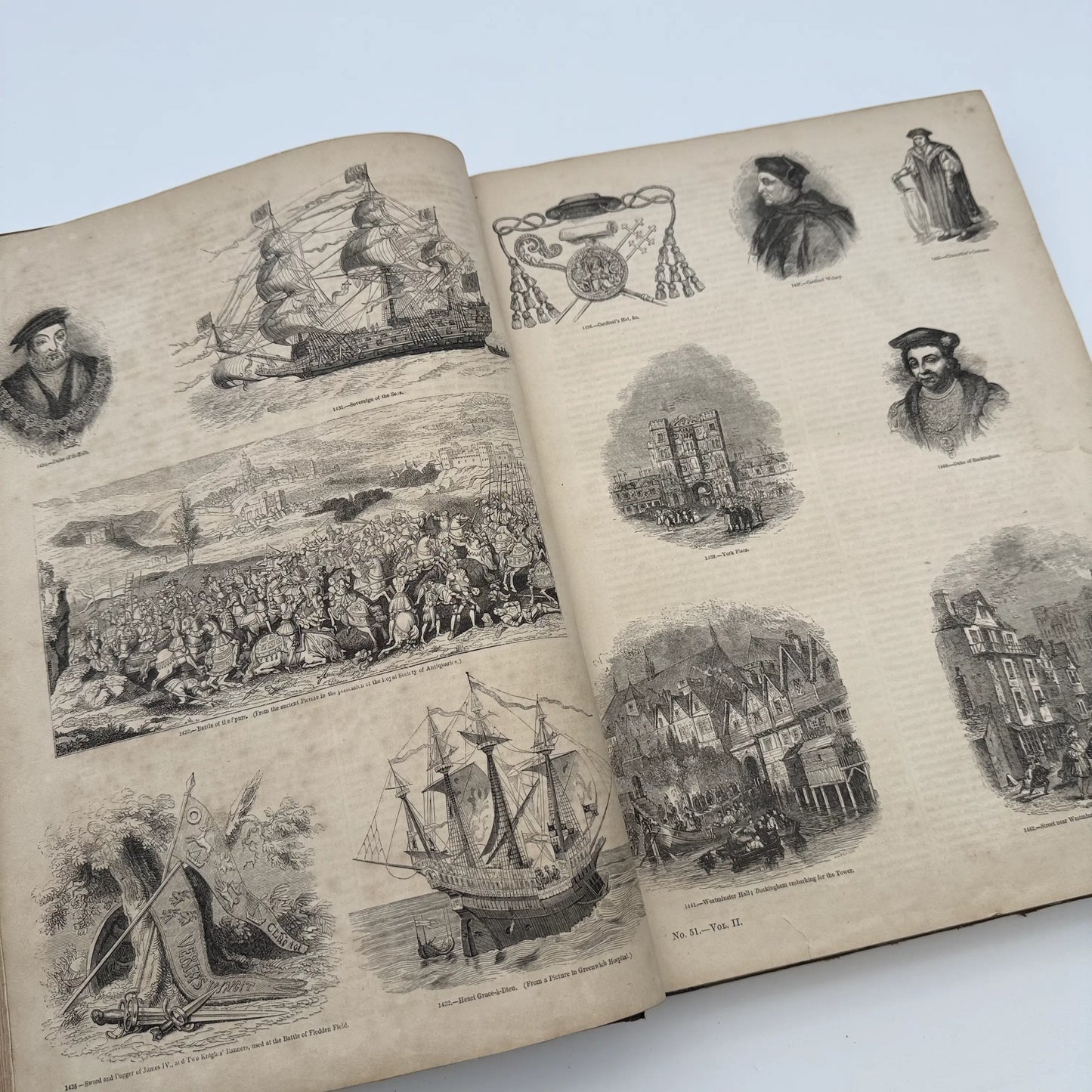 "Old England: A Museum of Popular Antiquities" by Charles Knight — 1860 — Two volume set