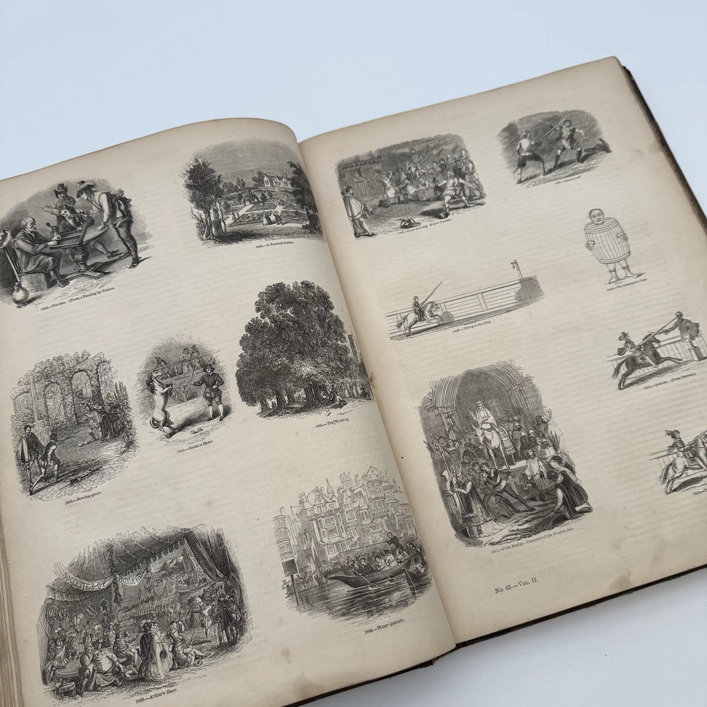 "Old England: A Museum of Popular Antiquities" by Charles Knight — 1860 — Two volume set