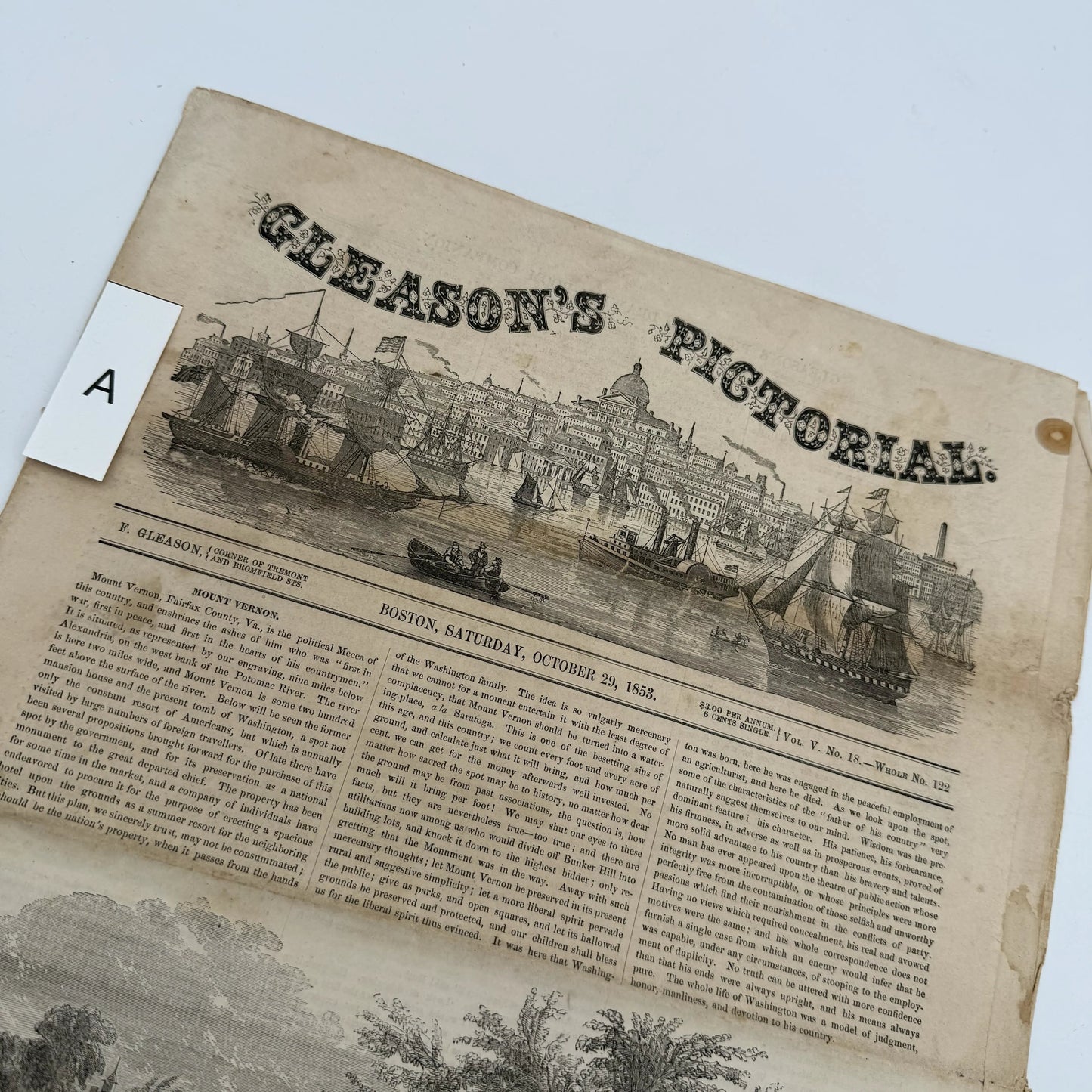 "Gleason's Pictorial Drawing-Room Companion" and "Harper's Weekly, A Journal of Civilization" — 1853 - 1867