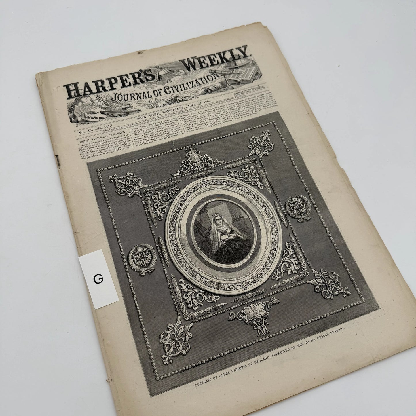 "Gleason's Pictorial Drawing-Room Companion" and "Harper's Weekly, A Journal of Civilization" — 1853 - 1867