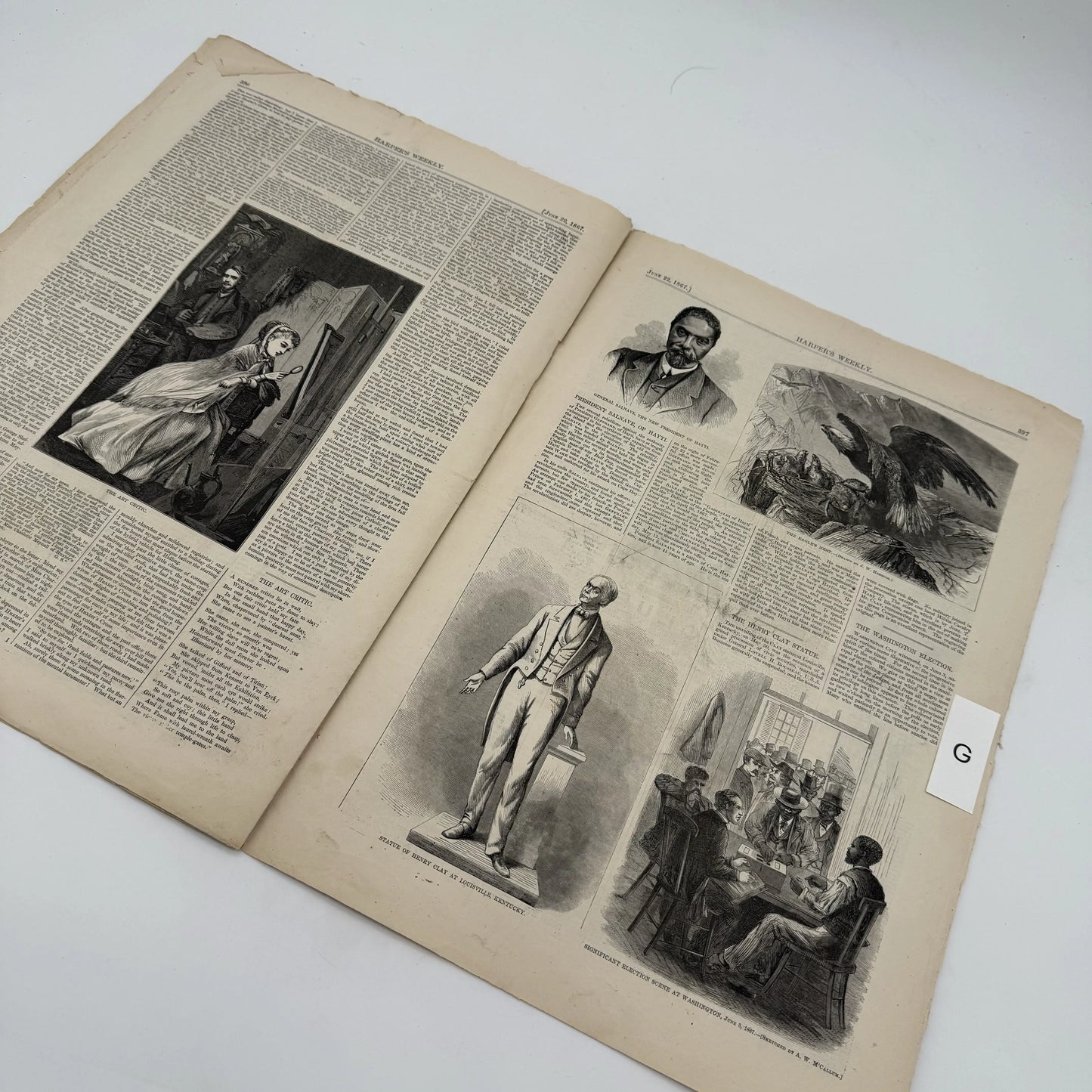 "Gleason's Pictorial Drawing-Room Companion" and "Harper's Weekly, A Journal of Civilization" — 1853 - 1867