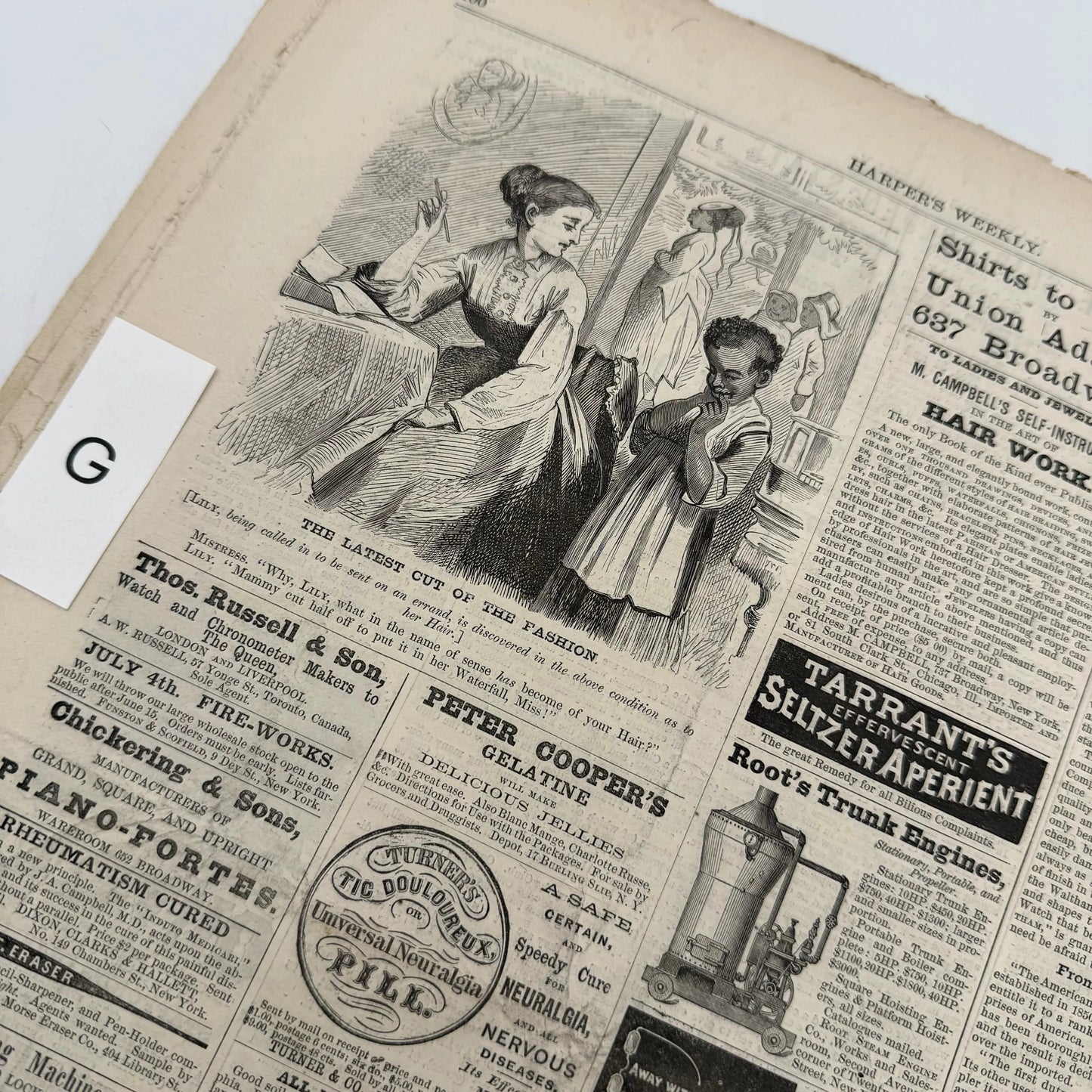 "Gleason's Pictorial Drawing-Room Companion" and "Harper's Weekly, A Journal of Civilization" — 1853 - 1867