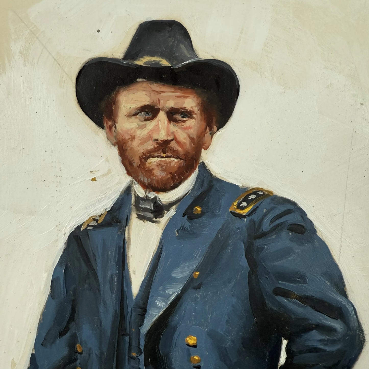 Ulysses S. Grant — Original oil painting by Alton S. Tobey for "The Golden Book History of the United States"