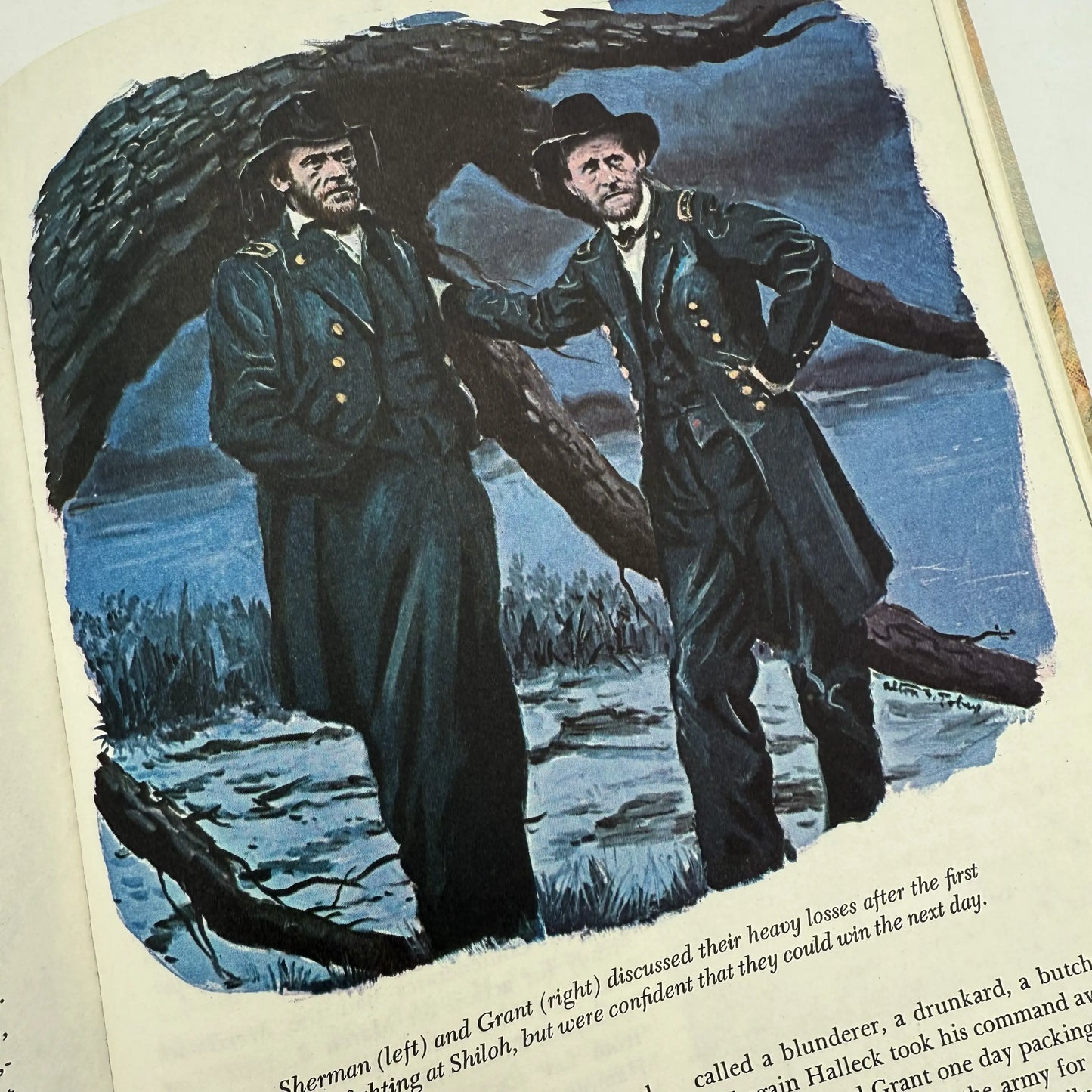 Ulysses S. Grant — Original oil painting by Alton S. Tobey for "The Golden Book History of the United States"