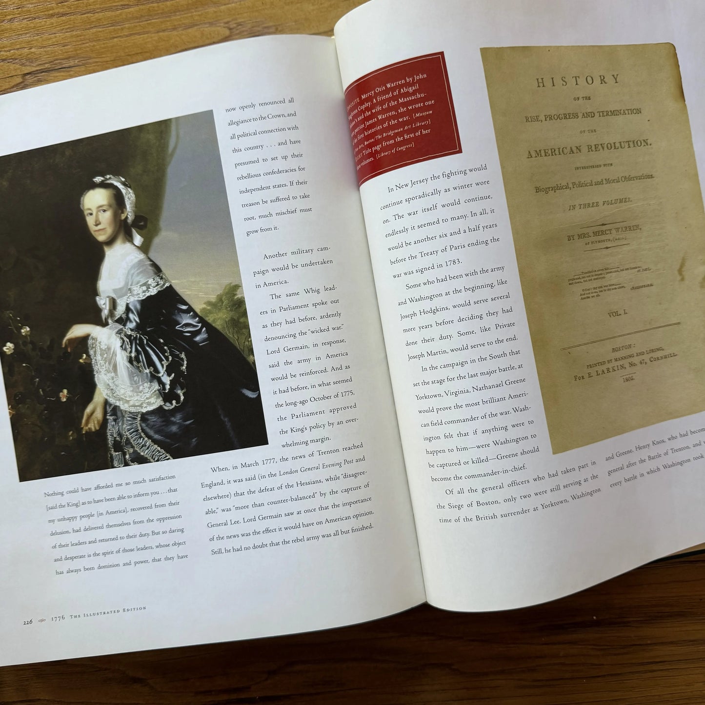 Special "1776 : The Illustrated Edition" with reproduction documents — Used
