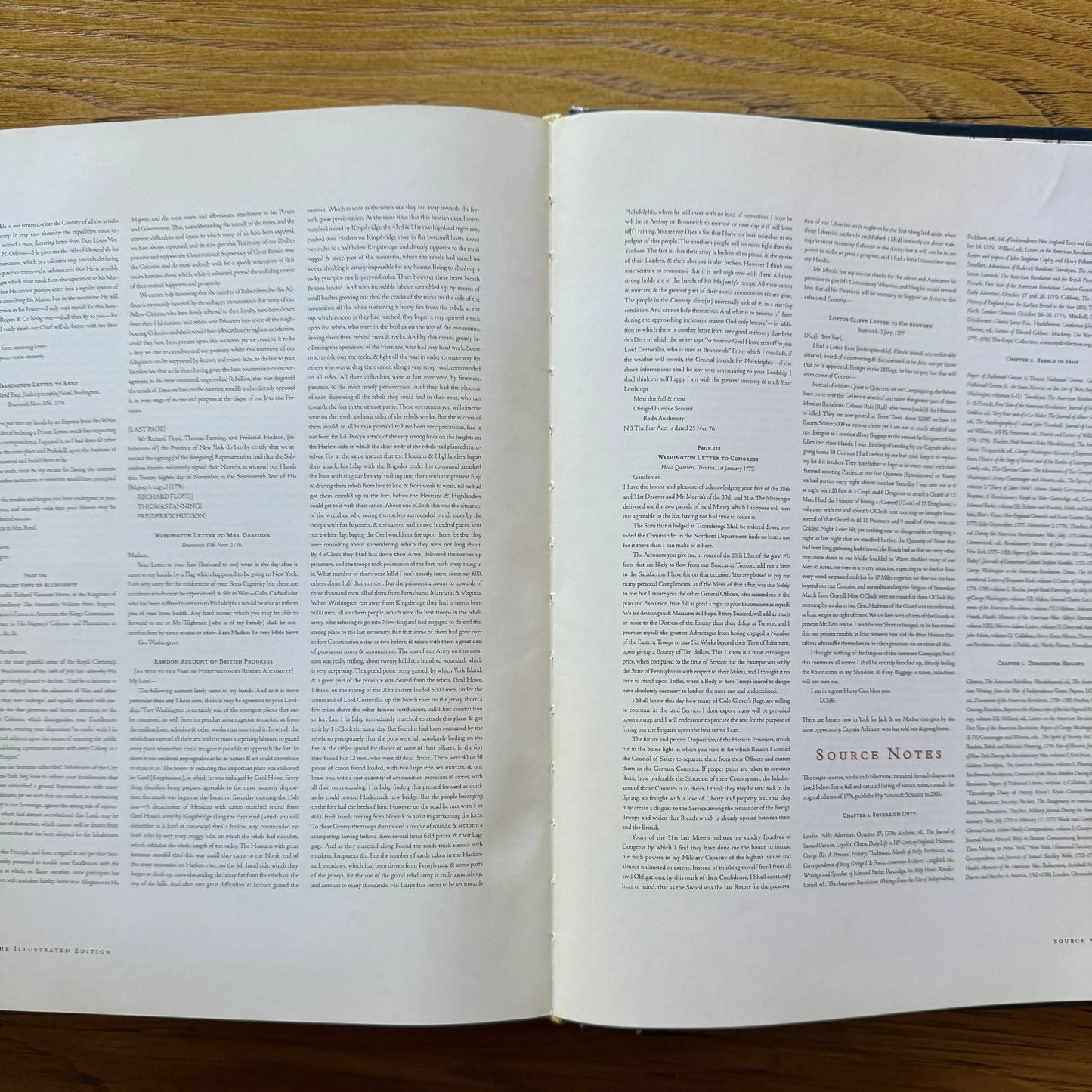 Special "1776 : The Illustrated Edition" with reproduction documents — Used